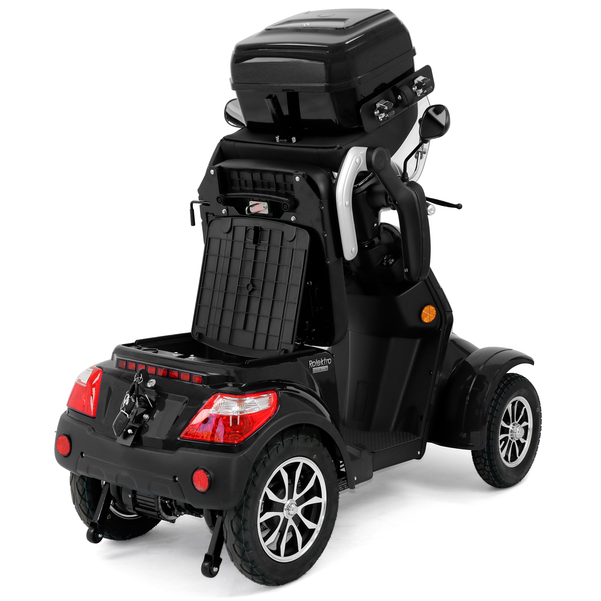 Rolektro E-Quad 25 V.2 Premium, Blei-Gel, Schwarz, 25 km/h