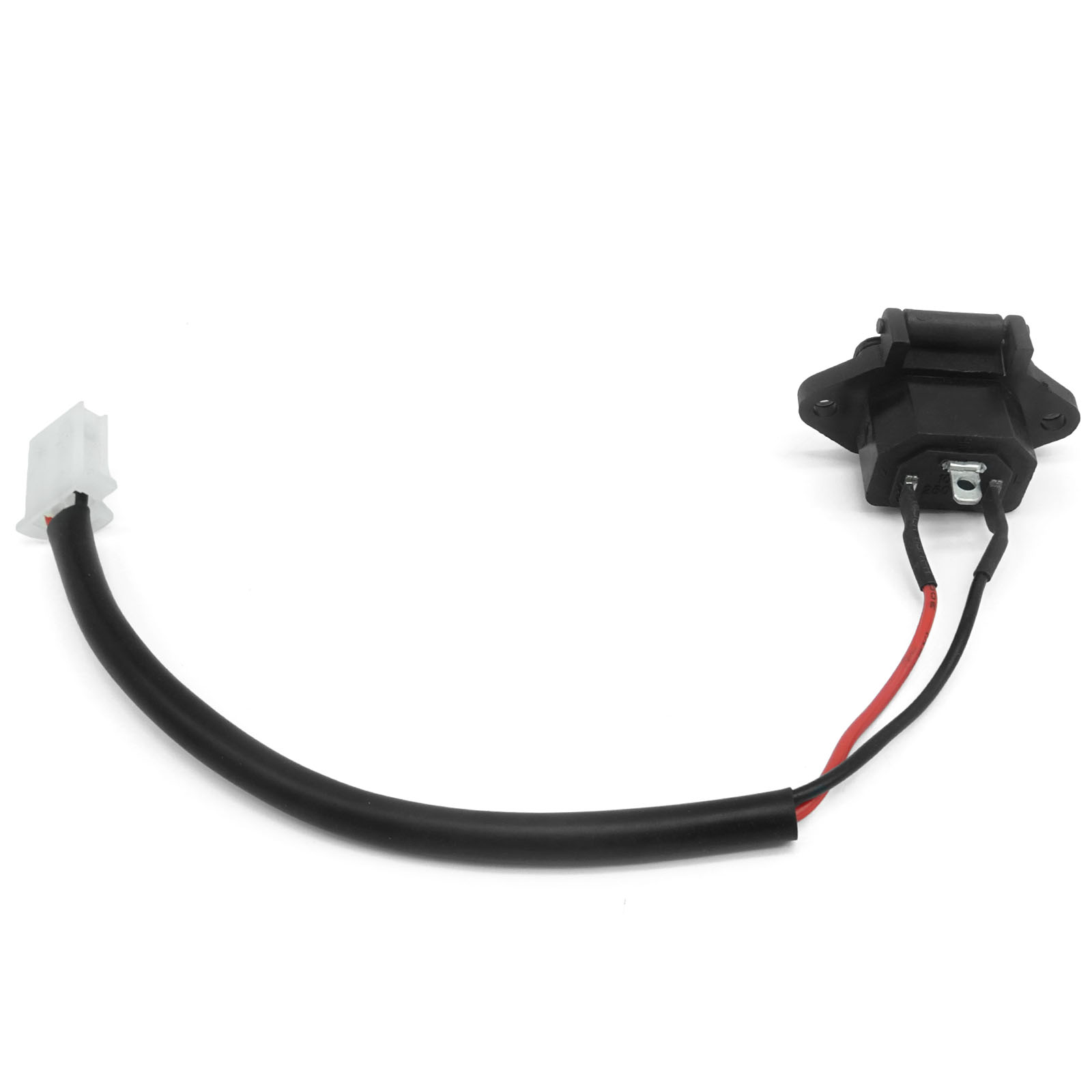 BT200 - Charging socket, with cable and plug, square
