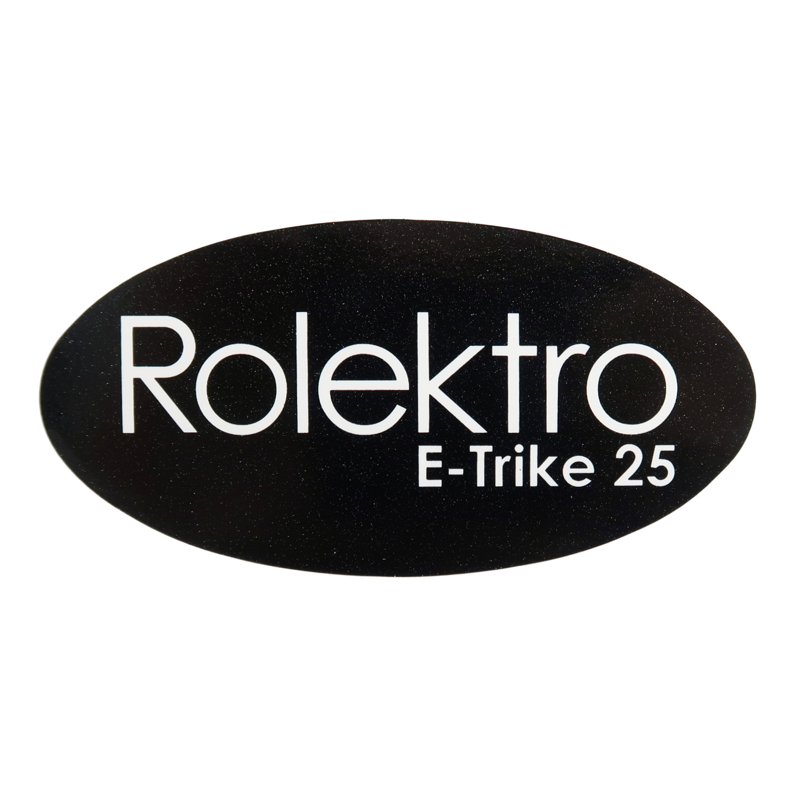 Trike25/R31 - Aufkleber Frontschürze "Rolektro E-Trike 25"