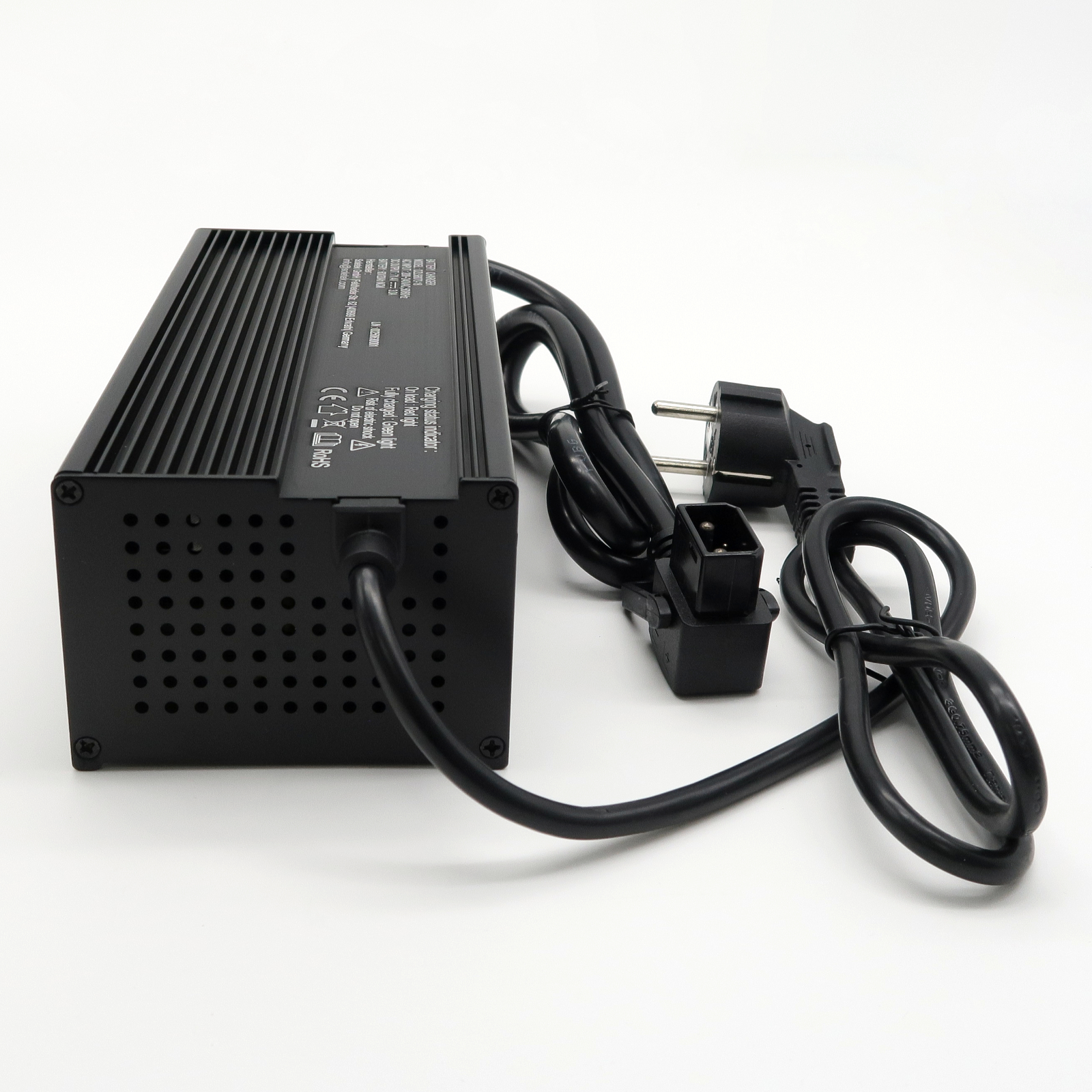 Quad25V3/R26 - Ladegerät 60V/20Ah für Lithium-NCM-Akku, Eckig, Alugehäuse, 71,4V/3A