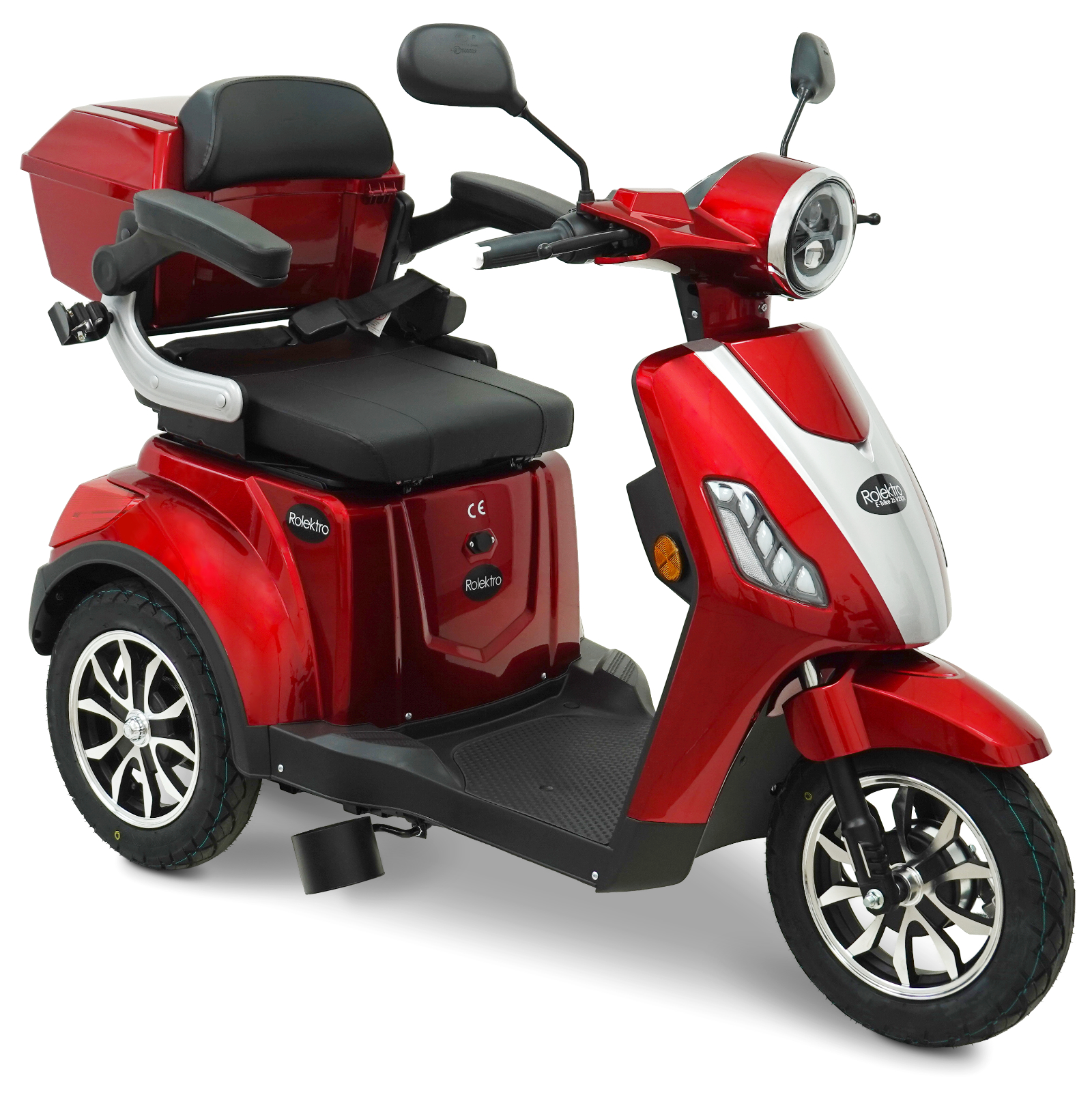 Rolektro E-Trike 25 V.2 Lead-Gel, R31, Red, 25 km/h 