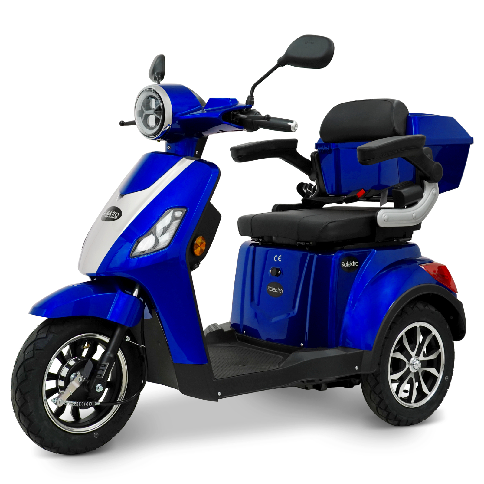 Rolektro E-Trike 25 V.2 Lead-Gel, R31, Blue, 25 km/h 