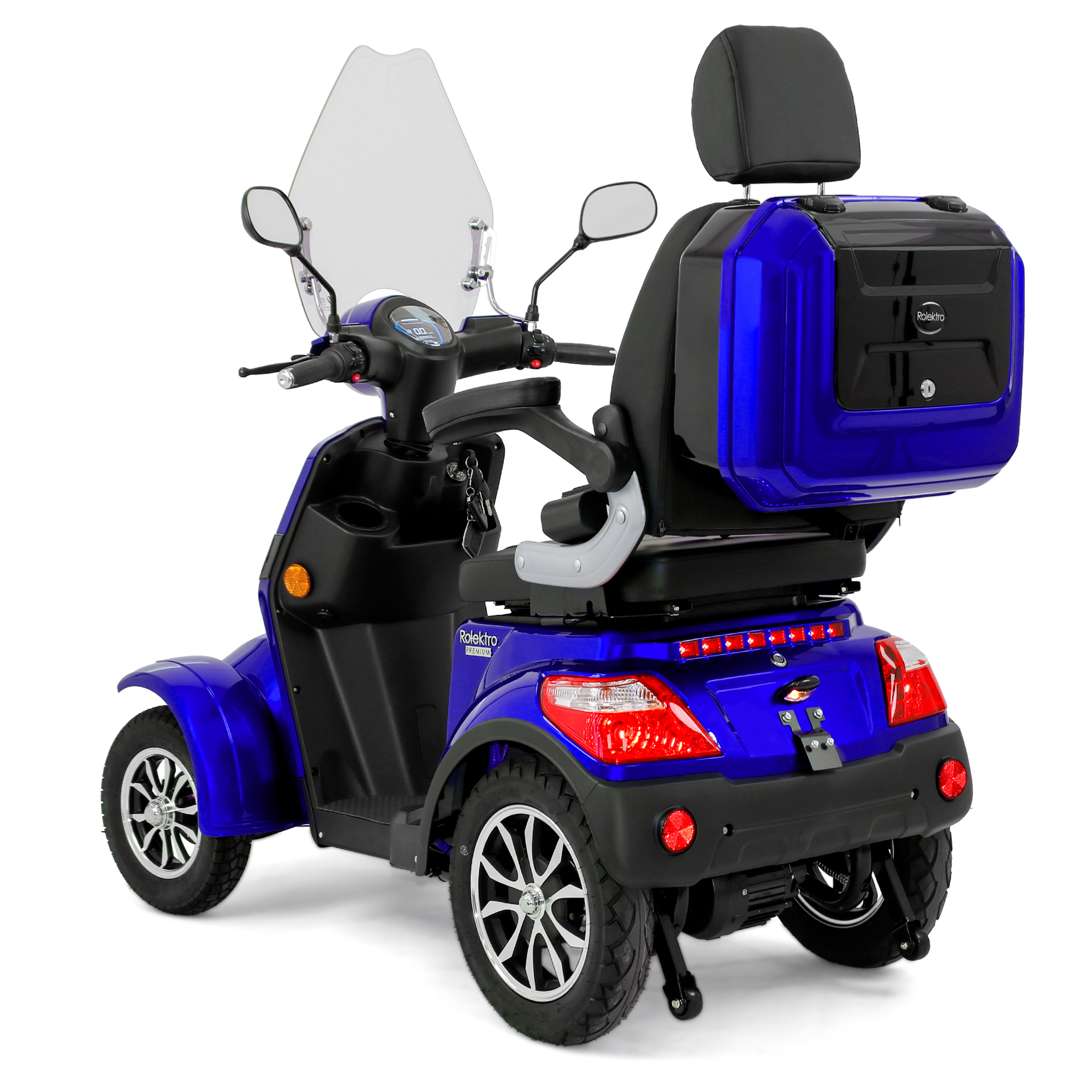 Rolektro E-Quad 25 V.3 Premium, Lithium, Blau, 25 km/h