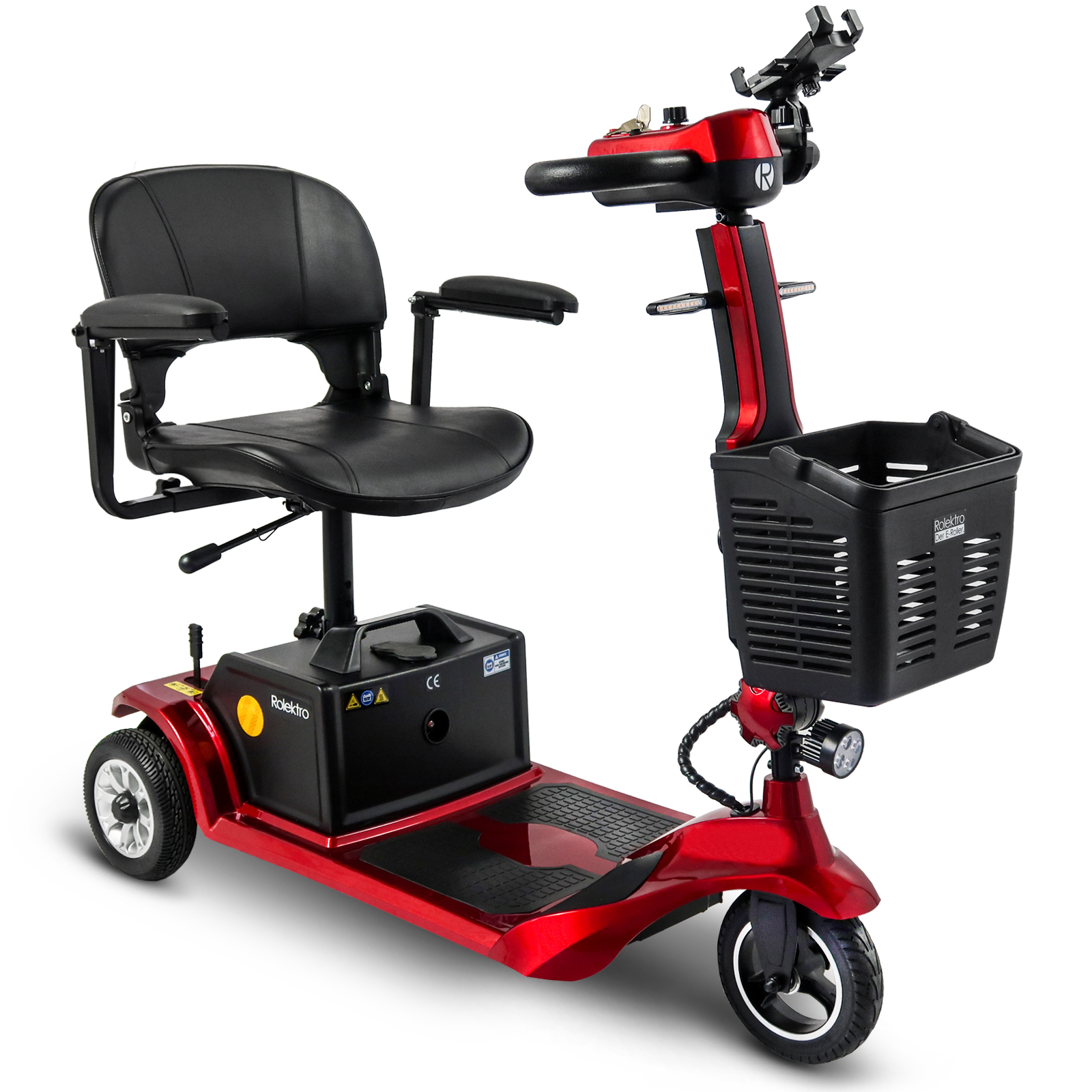 G1, Rolektro E-Trike 6 Blei-Gel, Rot, 6 km/h