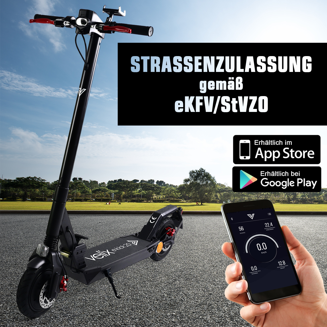 G2, Velix E-Kick 20, Elektrokleinstroller nach EkFV