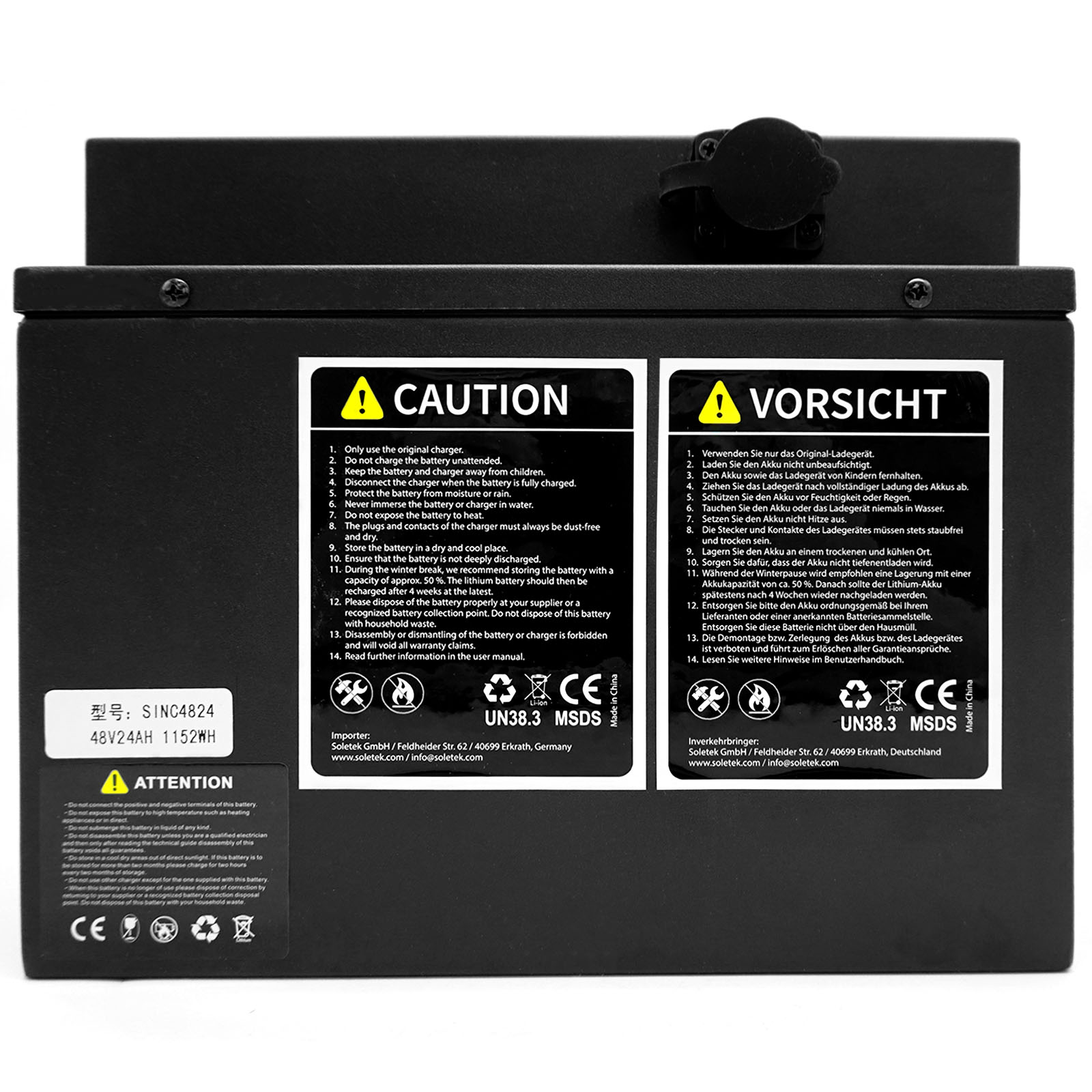 MX4/EM4 - Lithium battery, NCM 48V-24Ah