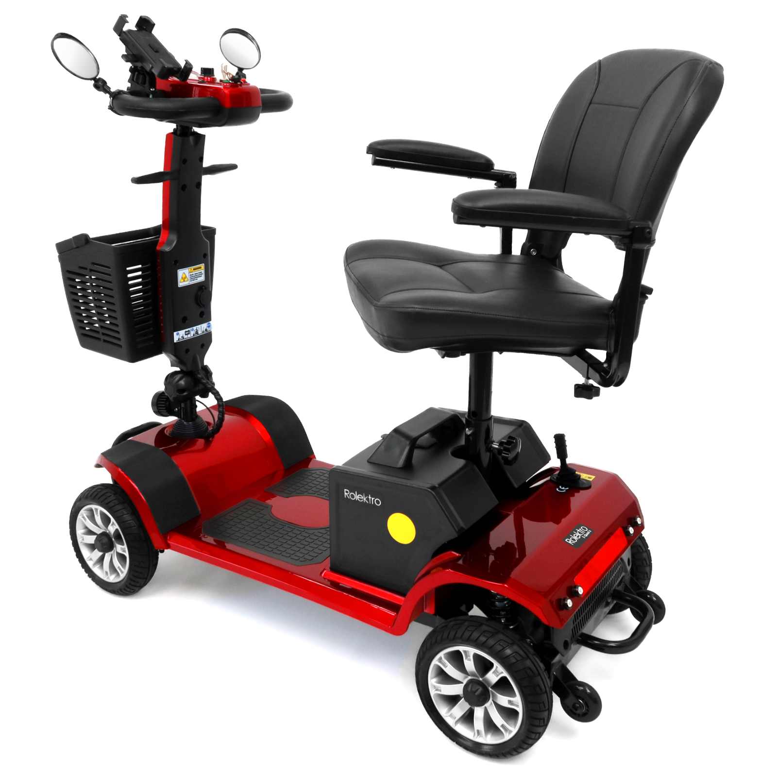 Rolektro E-Quad 6 V.2 Pro, Blei-Gel, Rot, 6 km/h 