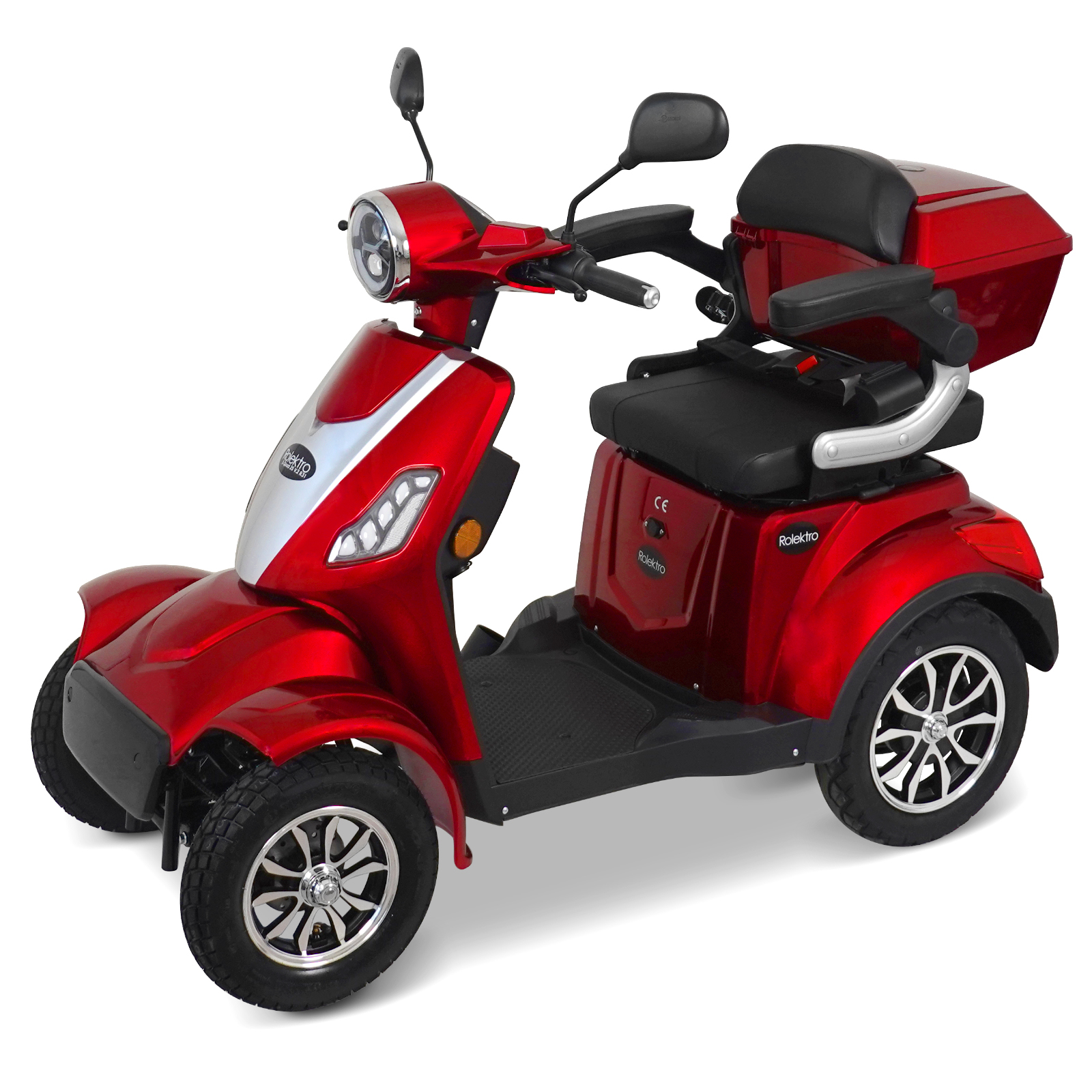Rolektro E-Quad 25 V.2 Lead-Gel, R31, Red, 25 km/h