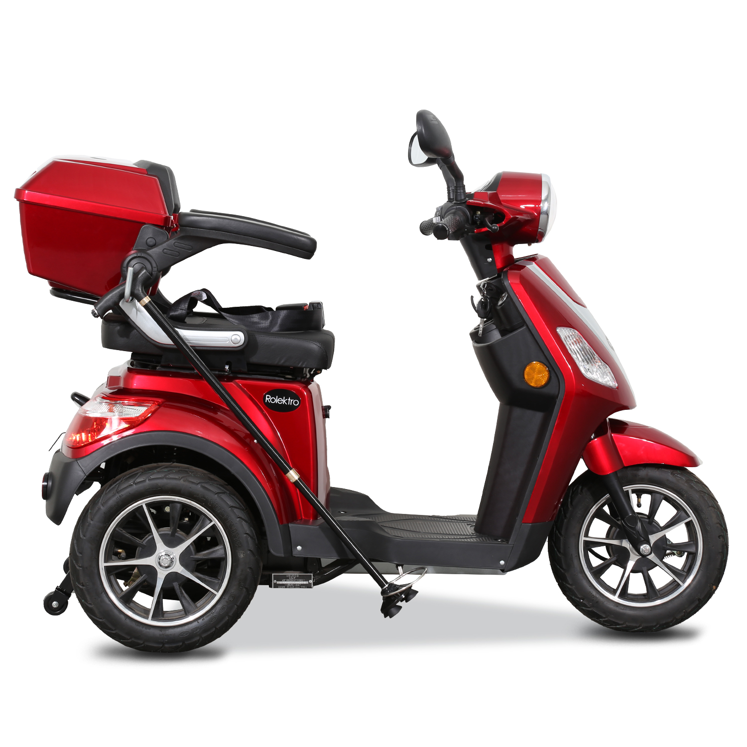 G1, Rolektro E-Trike 15 V.2 Blei-Gel, Rot, 15 km/h