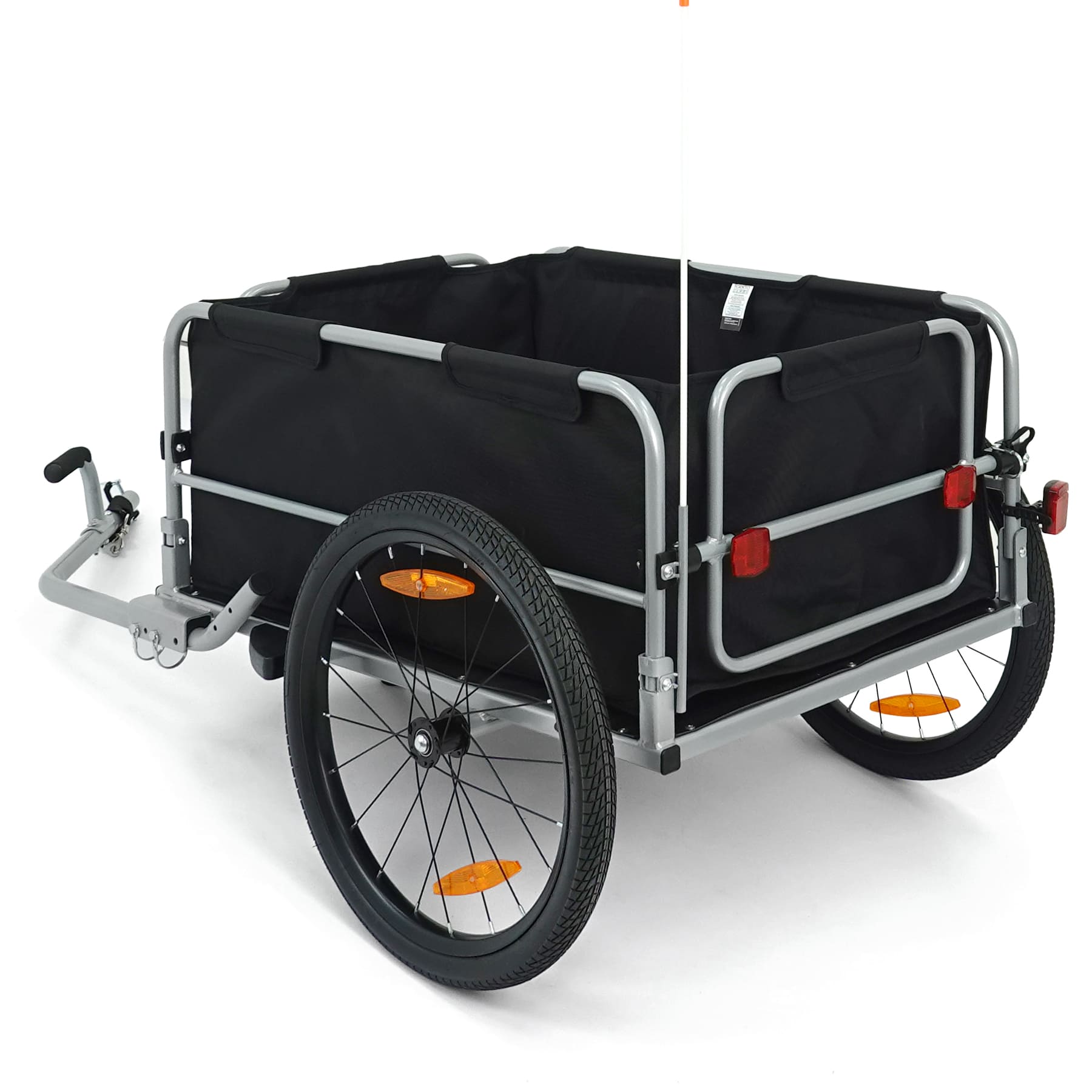 Rolektro Anhänger, Transport-Anhänger aus Stahl, 800x585x350 mm