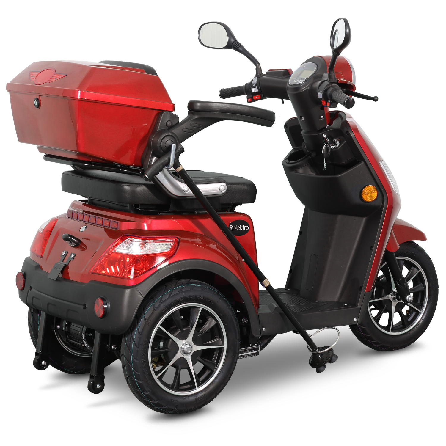 G1, Rolektro E-Trike 15 V.2 Blei-Gel, Rot, 15 km/h