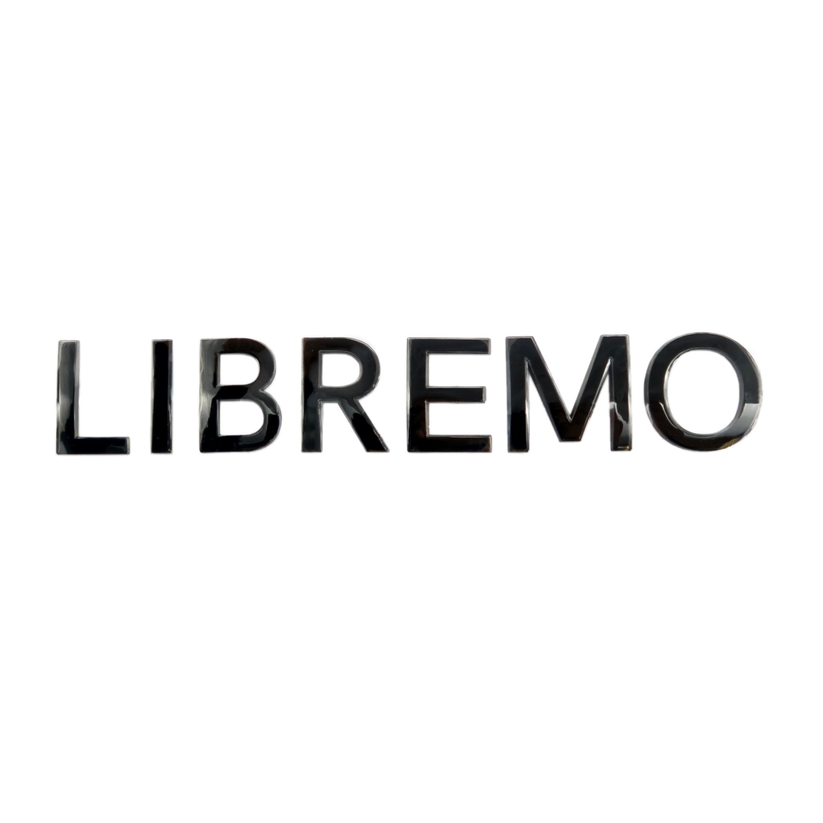 Trike23V3/Quad23V3/Lib - Aufkleber, Libremo Logo, LIBREMO Schriftzug, Metall