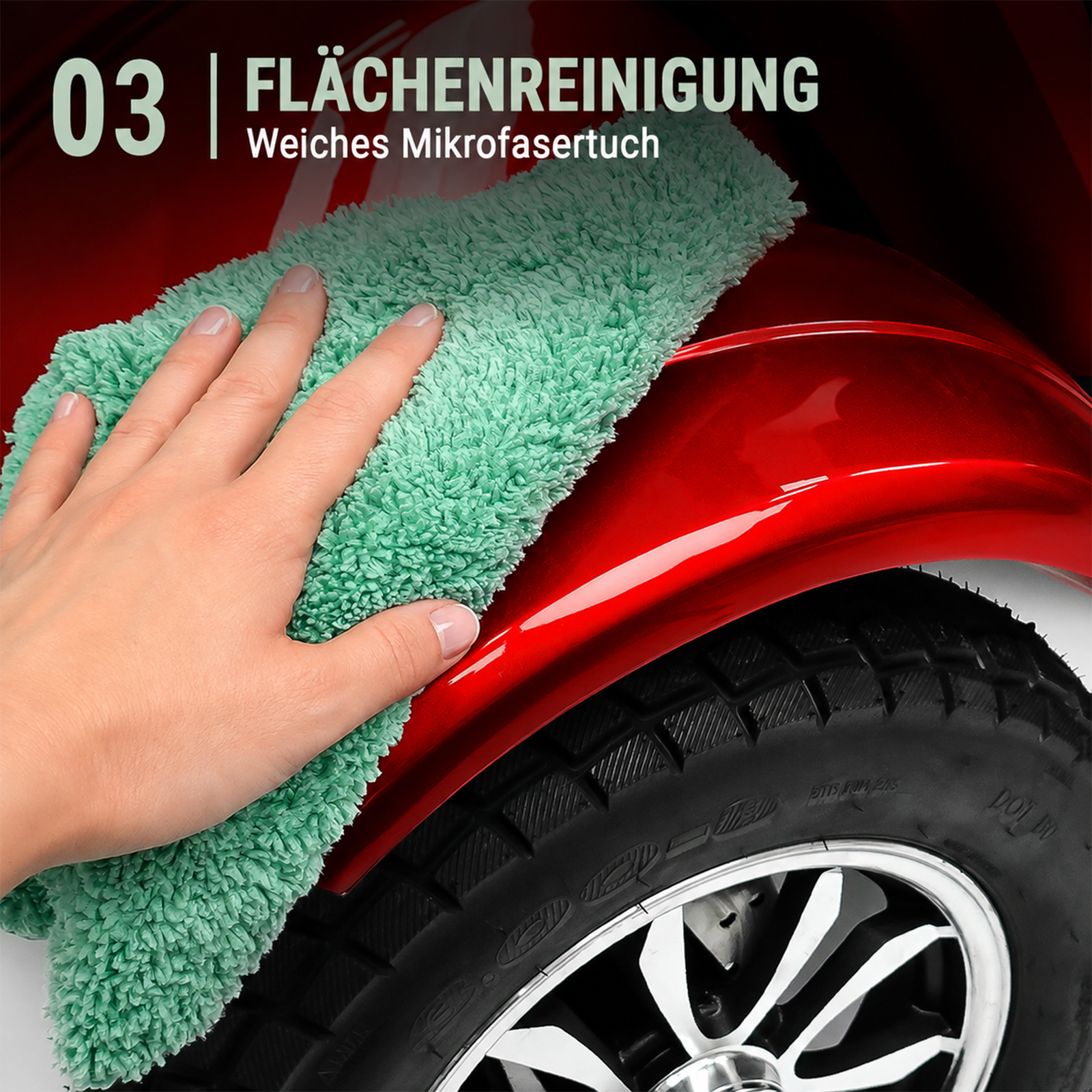 Rolektro, Reinigungsset für Elektrofahrzeuge, Waschset 6 Teile