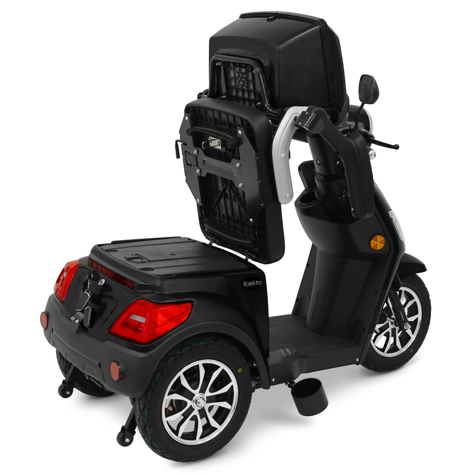 Rolektro, E-Trike 25 V.2 R31, black, 60V-20Ah lead-acid batteries, 1000 watts
