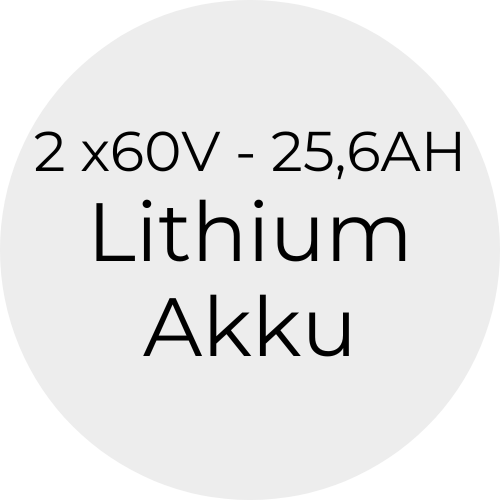 2x 60V25,6AhLithium