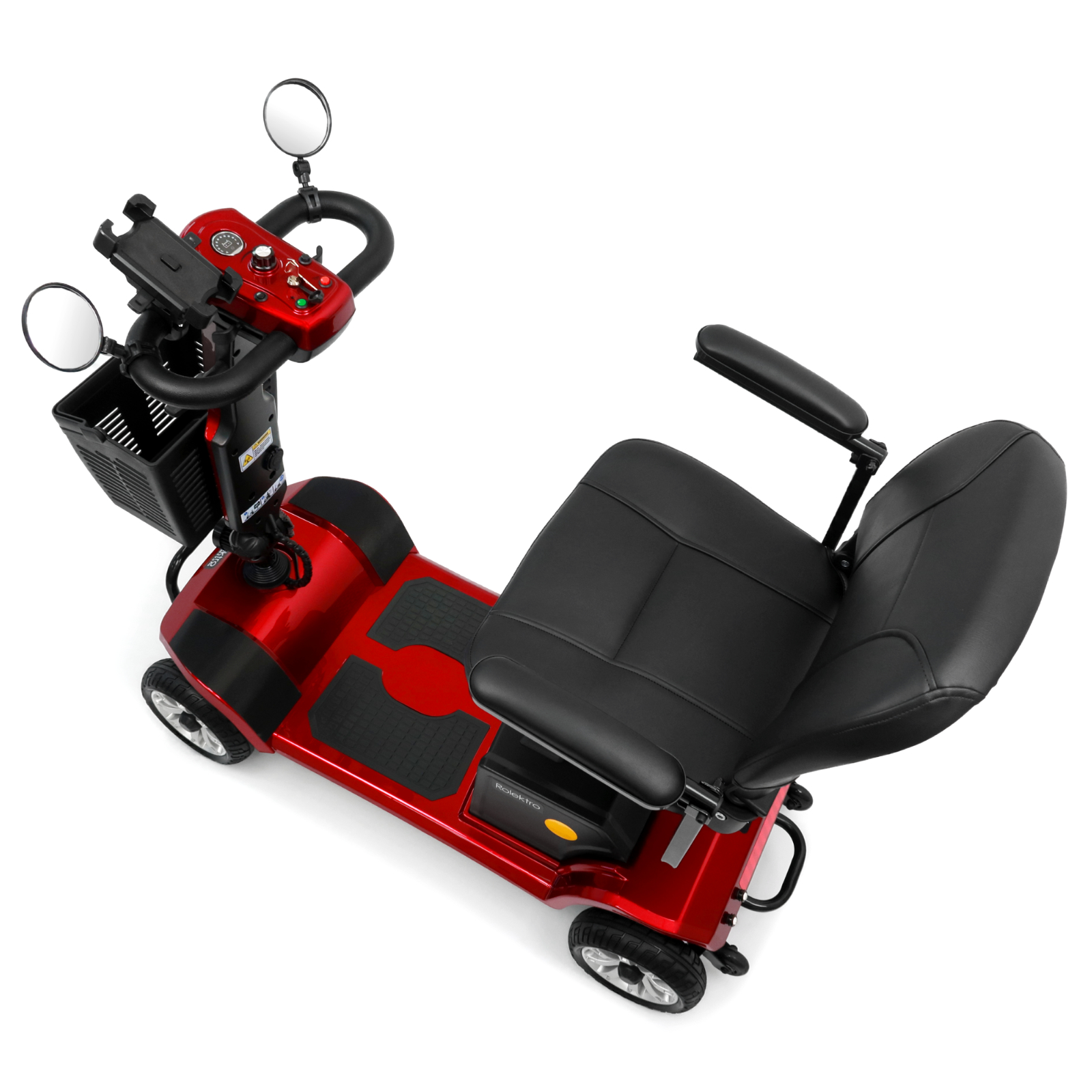 Rolektro E-Quad 6 V.2 Pro, Blei-Gel, Rot, 6 km/h 