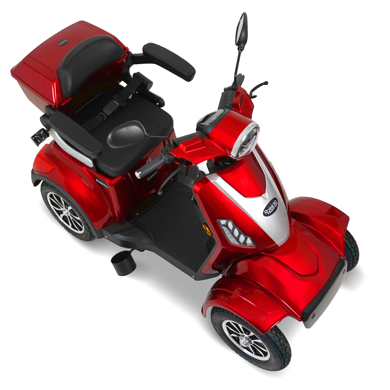 Rolektro E-Quad 25 V.2 Lead-Gel, R31, Red, 25 km/h