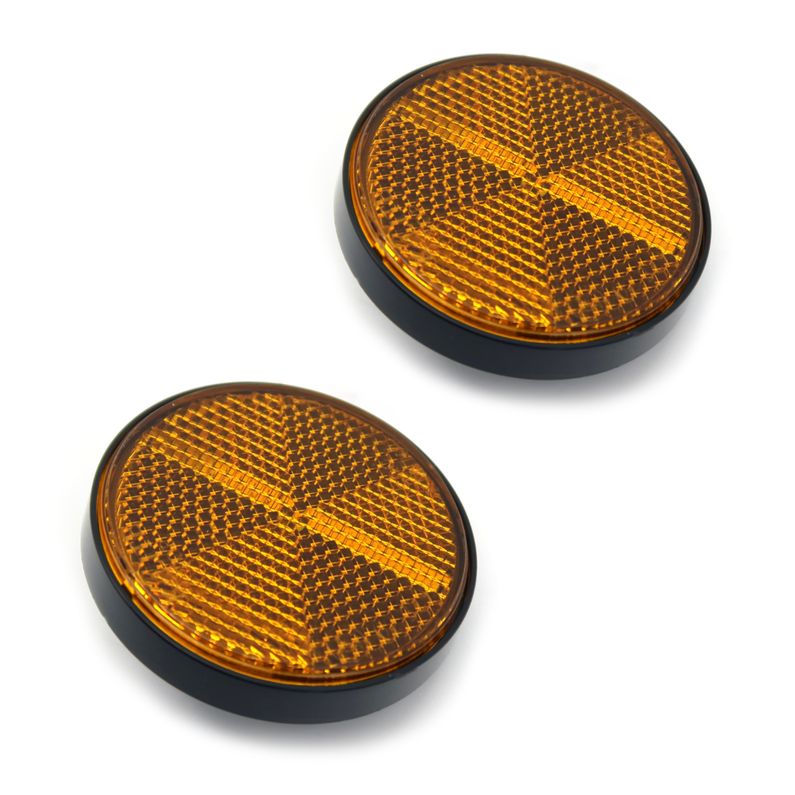 MX2/MX3 - Reflektor, rund, Orange, vorne, 2 Stück