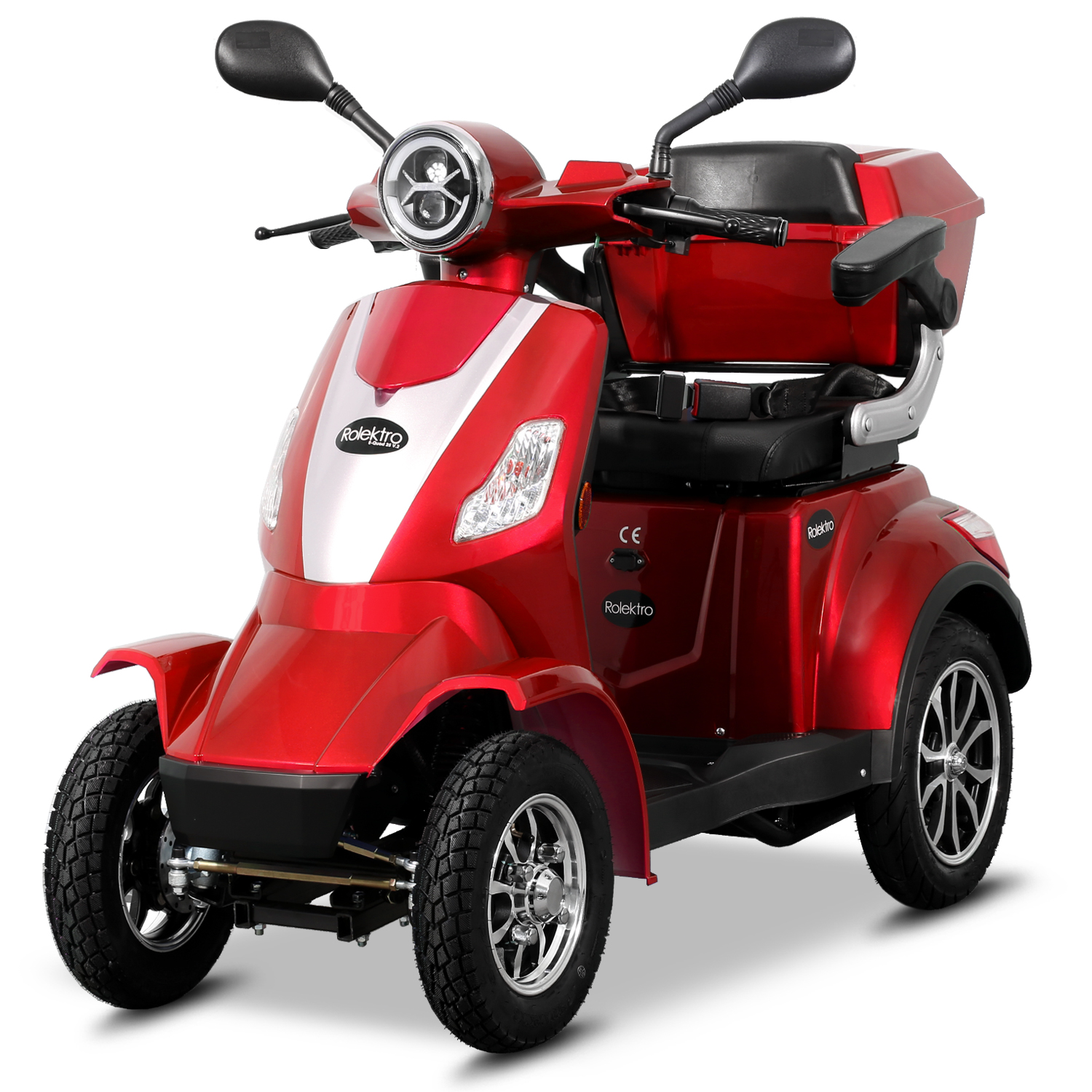 G1, Rolektro E-Quad 25 V.2 Blei-Gel, Rot, 25 km/h