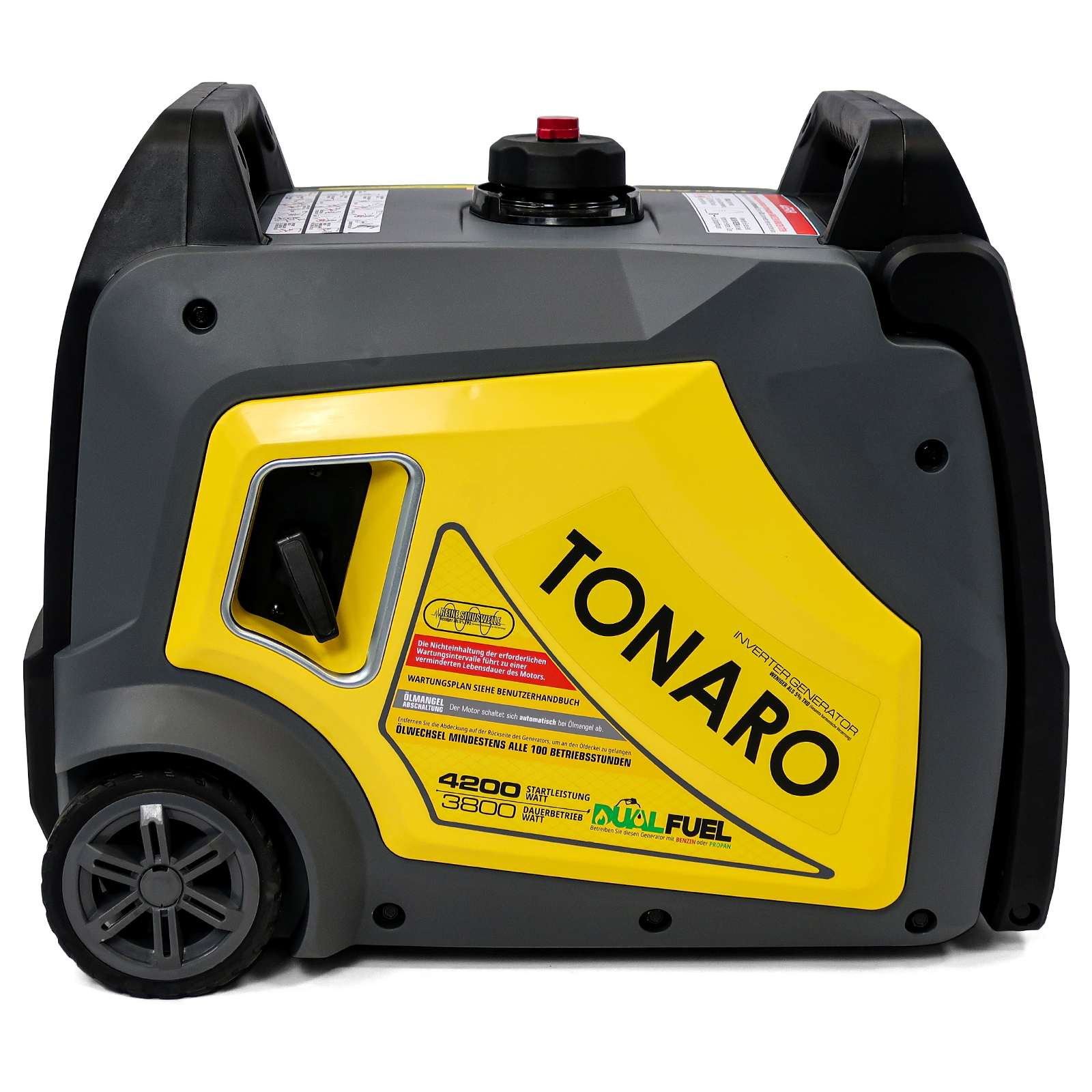 Tonaro, Dual Fuel Inverter HE3800 mit Fernbedienung - 3.8 KW Leistung