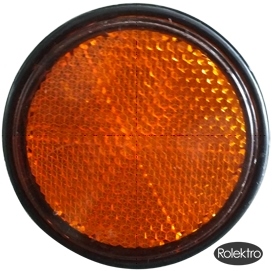 light40 - Reflektor, rund, Orange, 1 Stück