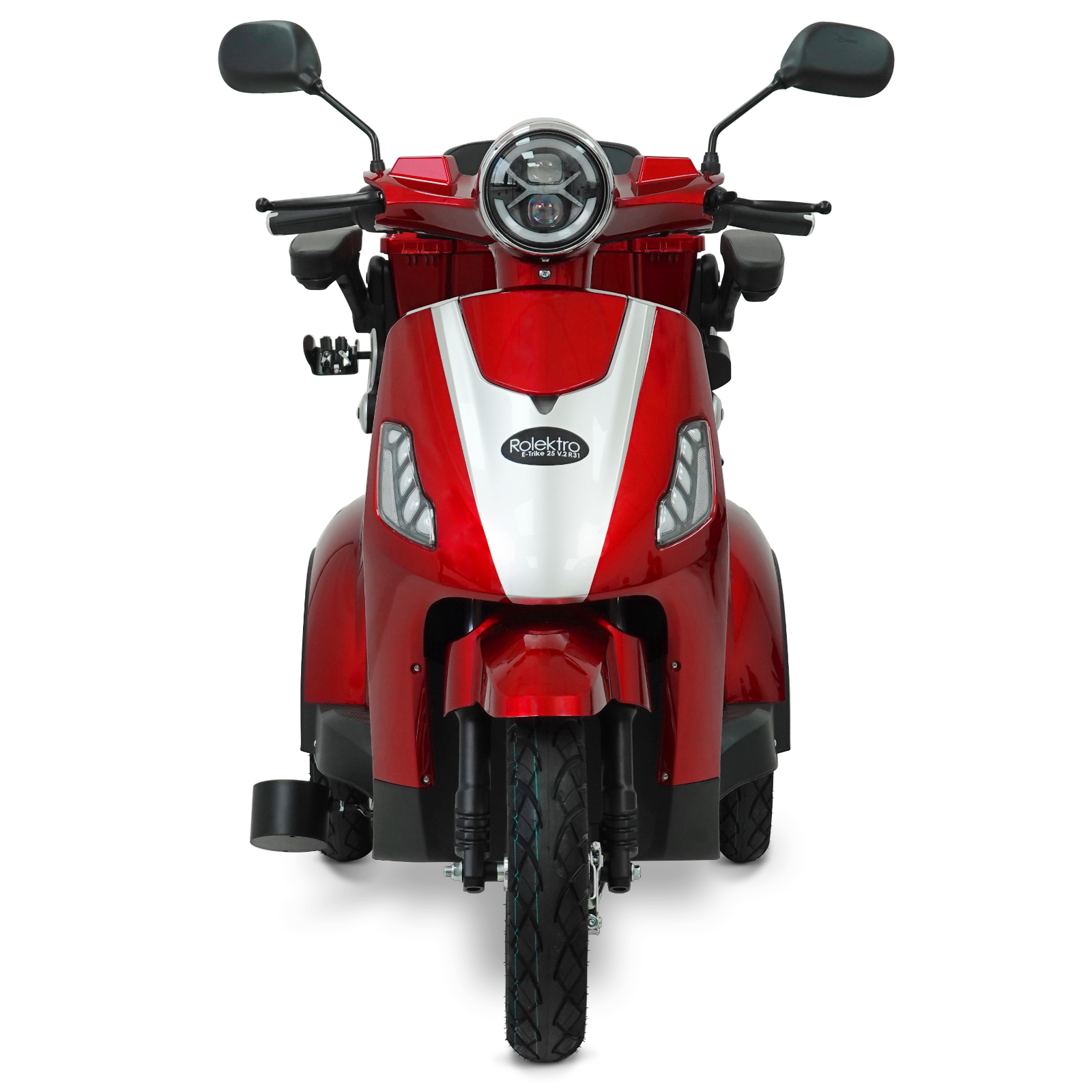 Rolektro E-Trike 25 V.2 Lead-Gel, R31, Red, 25 km/h 