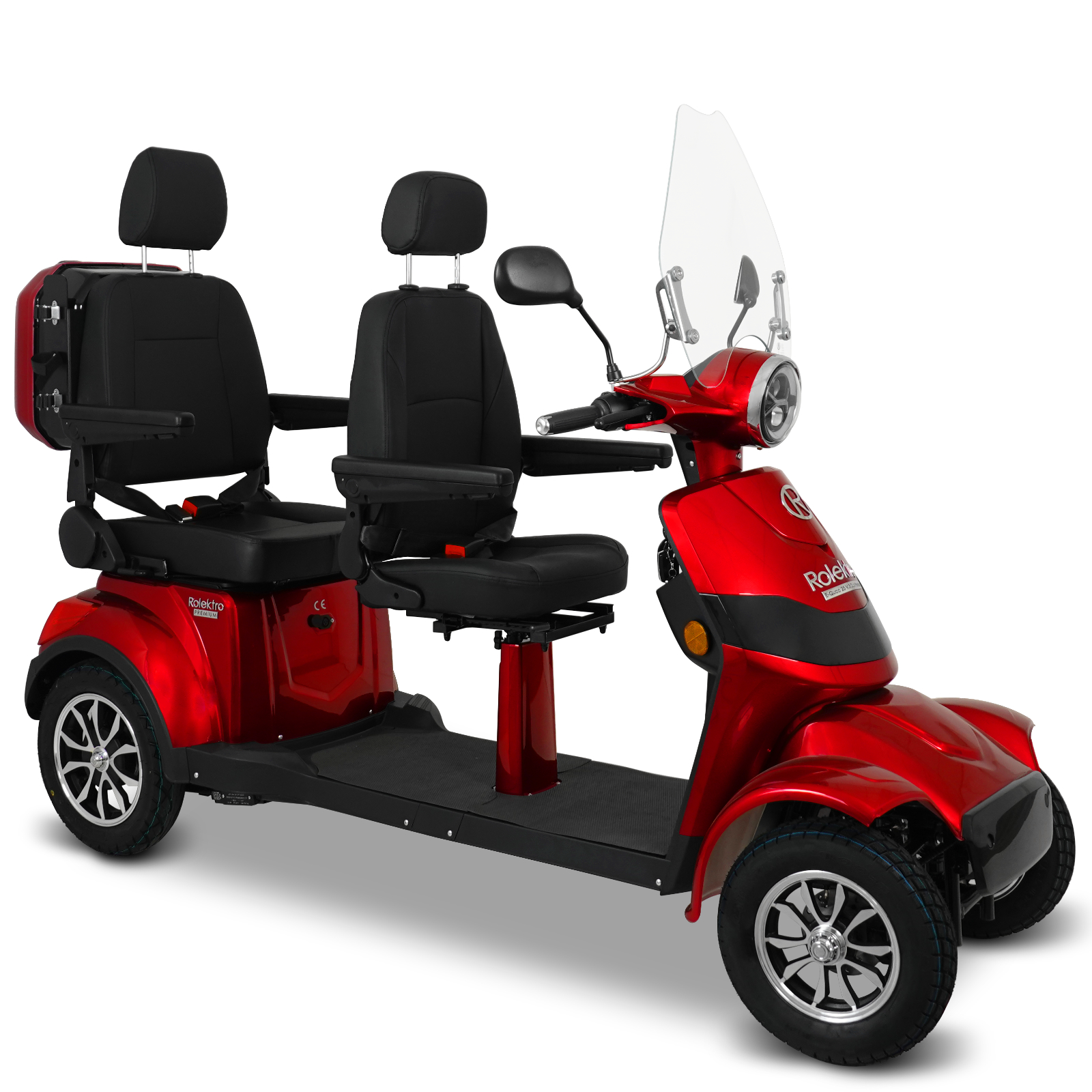 Rolektro E-Quad 25 V.3 Duo Premium, Lithium, Red, 25 km/h