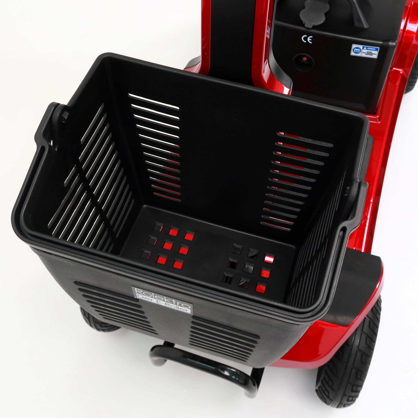 Rolektro E-Quad 6 V.2 Pro, Blei-Gel, Rot, 6 km/h 