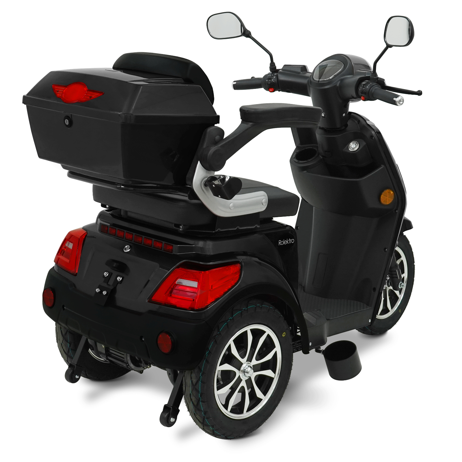 Rolektro, E-Trike 25 V.2 R31, black, 60V-20Ah lead-acid batteries, 1000 watts