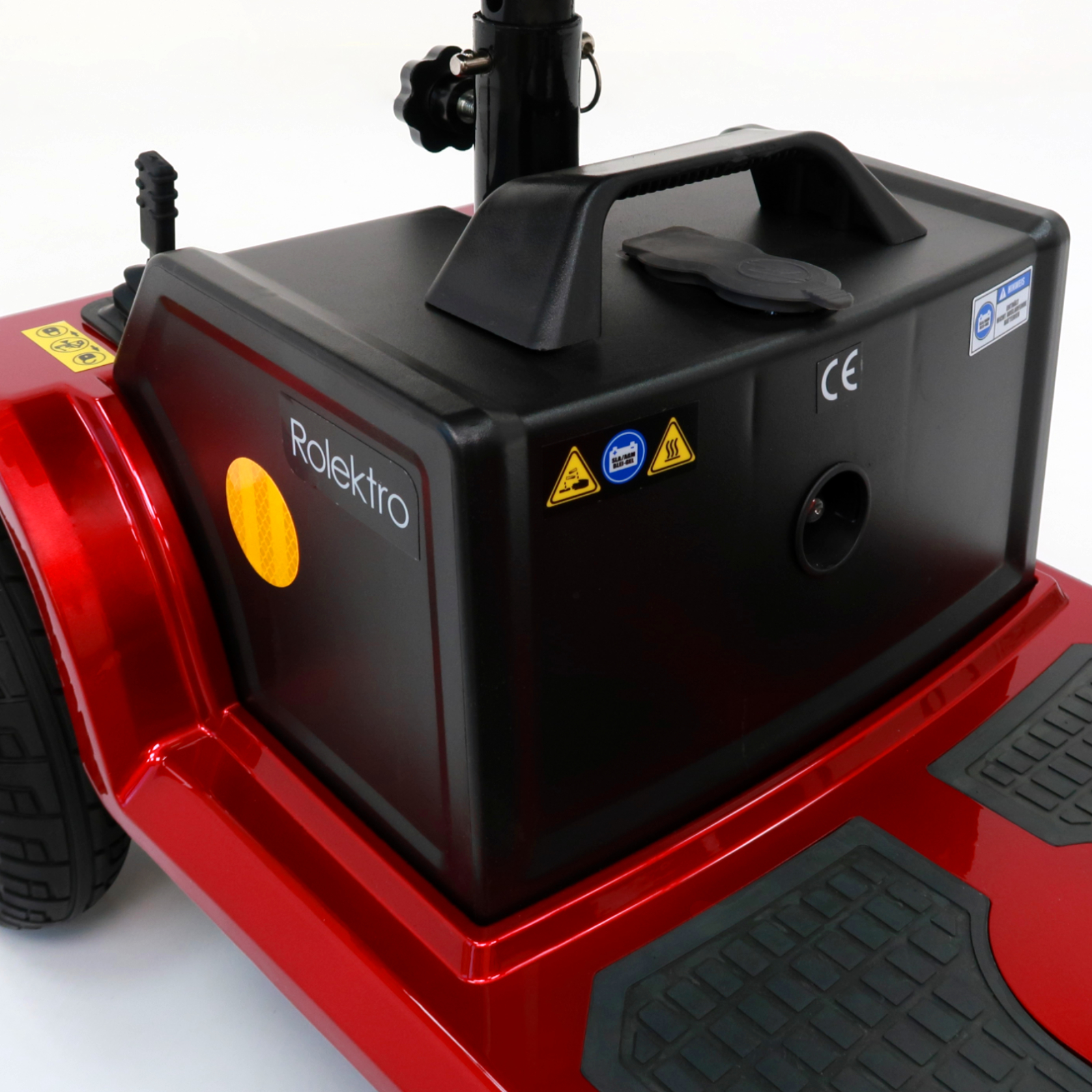 Rolektro E-Quad 6 V.2 Pro, Blei-Gel, Rot, 6 km/h 