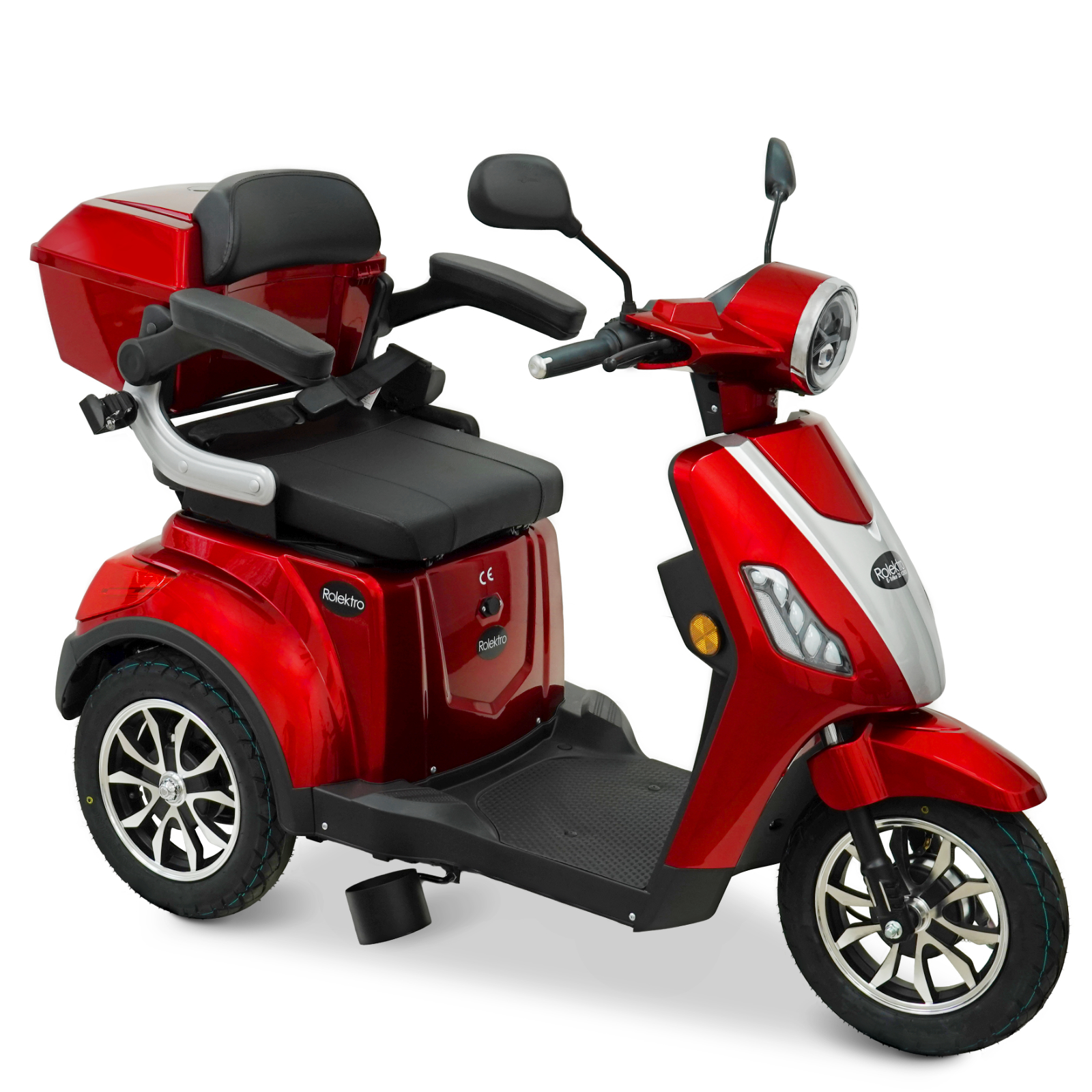 Rolektro E-Trike 25 V.2 Lead-Gel, R31, Red, 25 km/h 