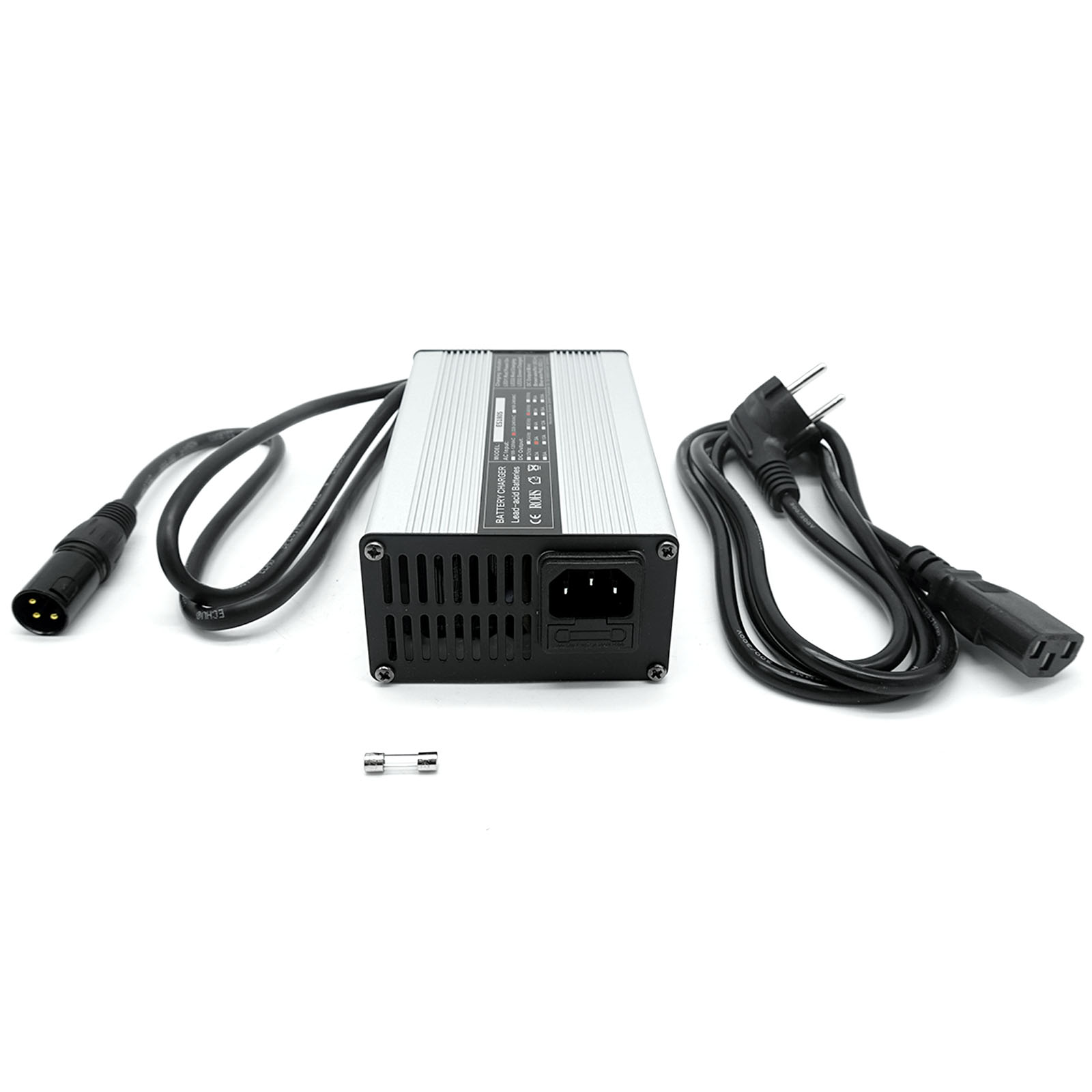 Hero45V2 - Charger 48V/3A for lead-acid battery, 3-pin, round plug