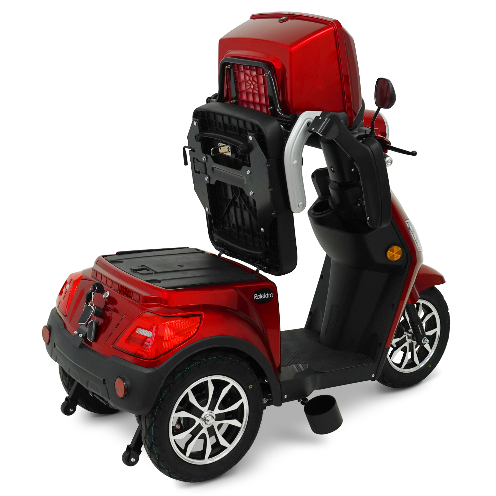 Rolektro E-Trike 25 V.2 Lead-Gel, R31, Red, 25 km/h 