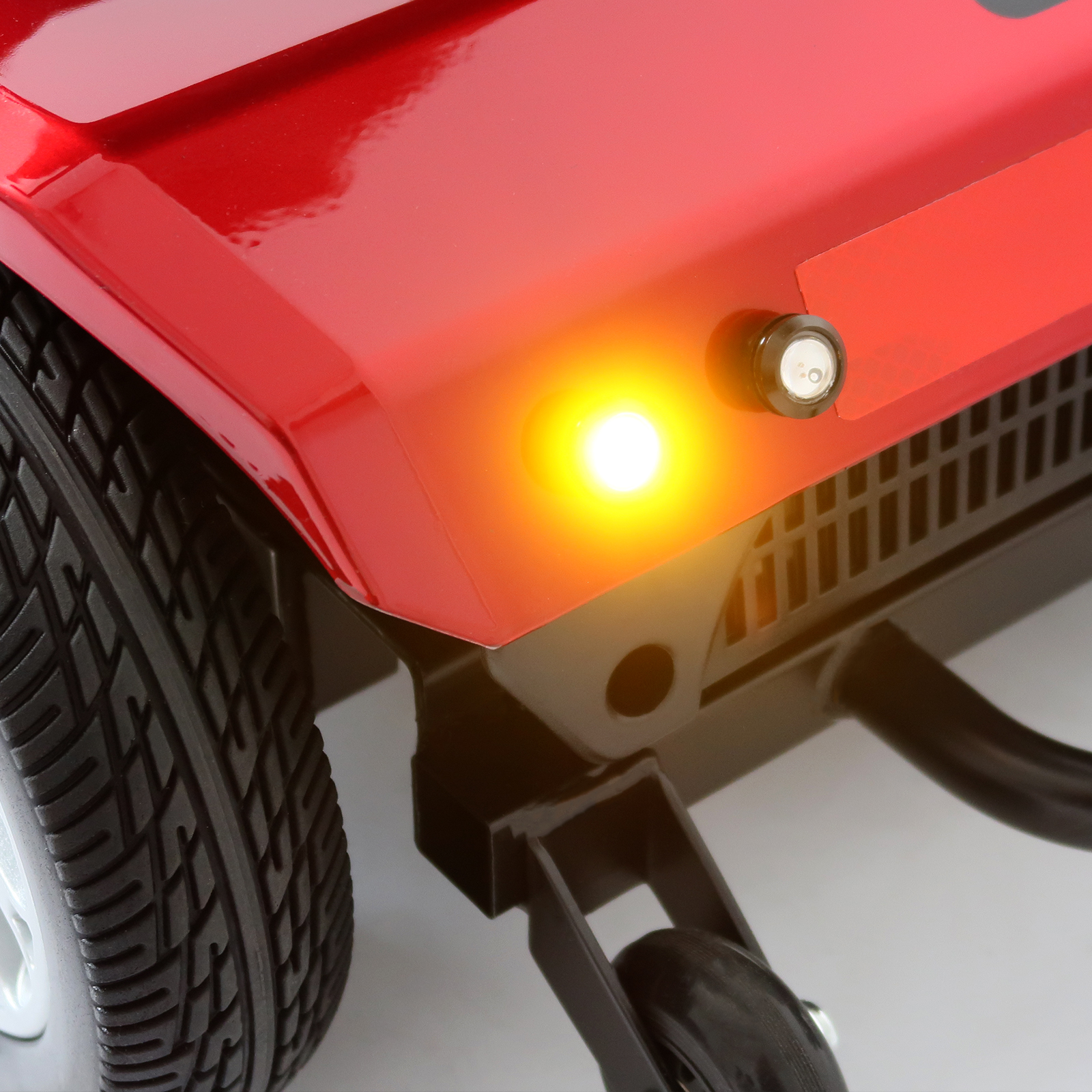Rolektro E-Quad 6 V.2 Pro, Blei-Gel, Rot, 6 km/h 