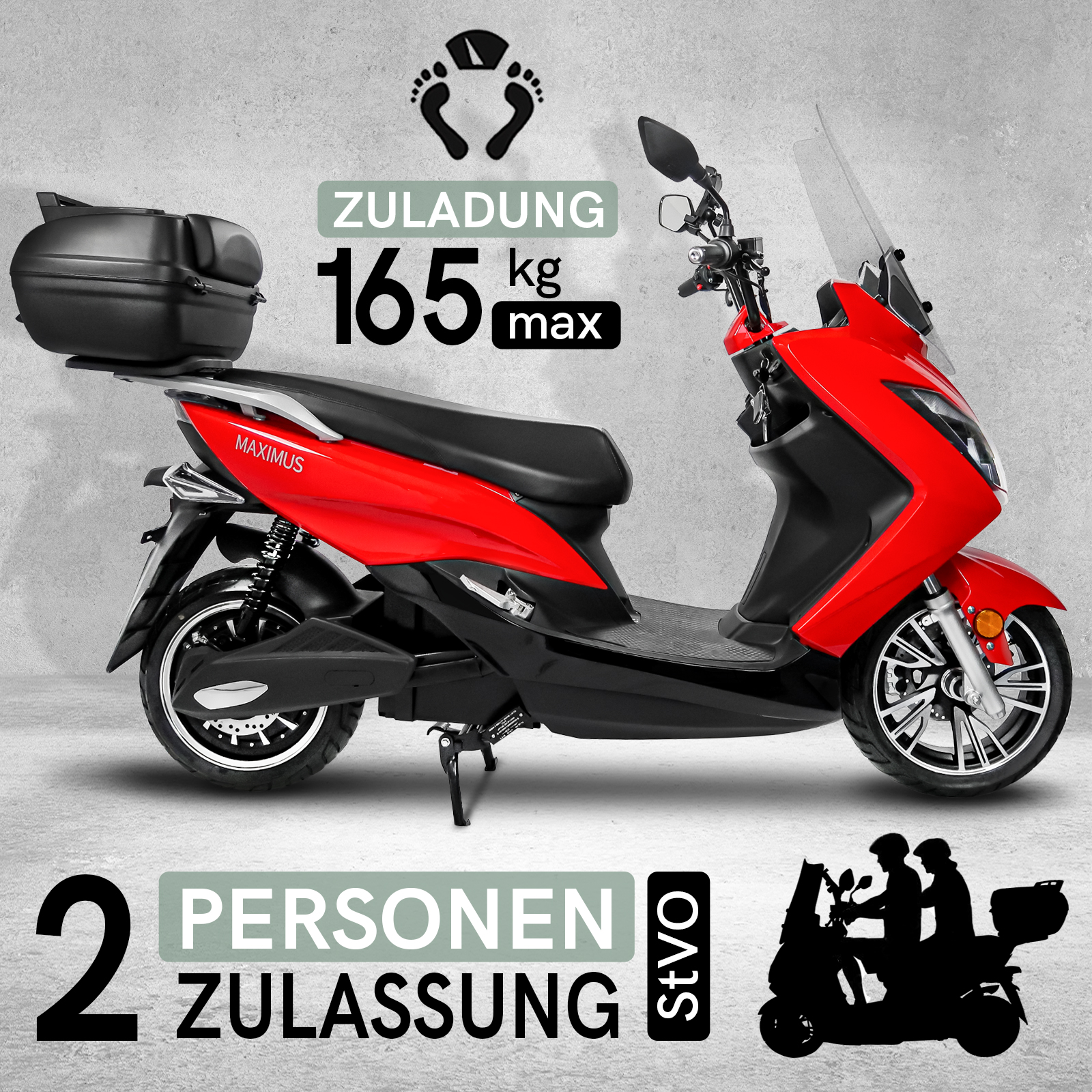 G1, Maximus MX2-45, 2 x Lithium Akkus, 45 km/h
