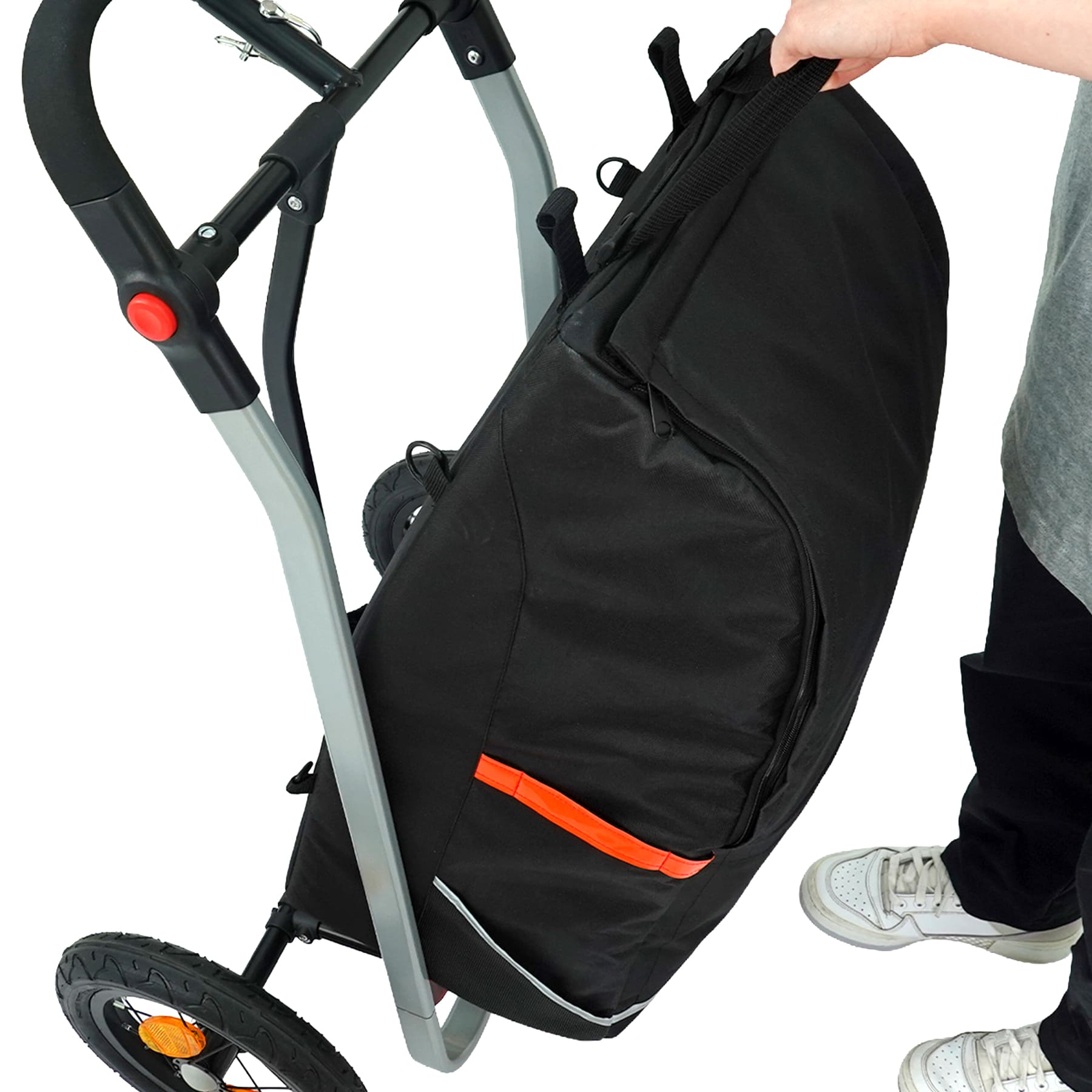 Rolektro, Anhänger,  Einkaufstrolley mit Adapter, 340x280x720 mm