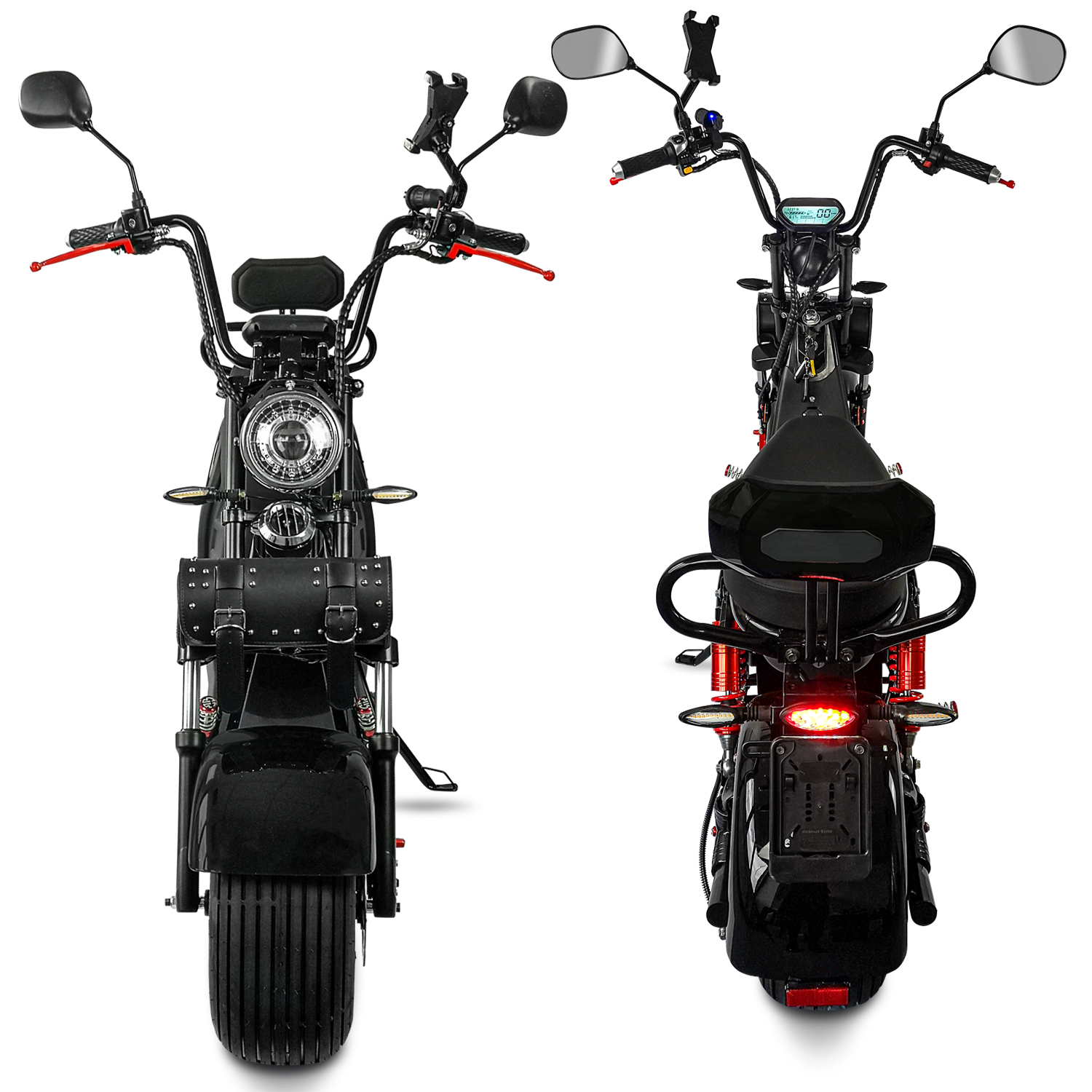 Rolektro, E-Cruiser 45 Lithium, Schwarz, 60V-20Ah Akku, 1500 Watt