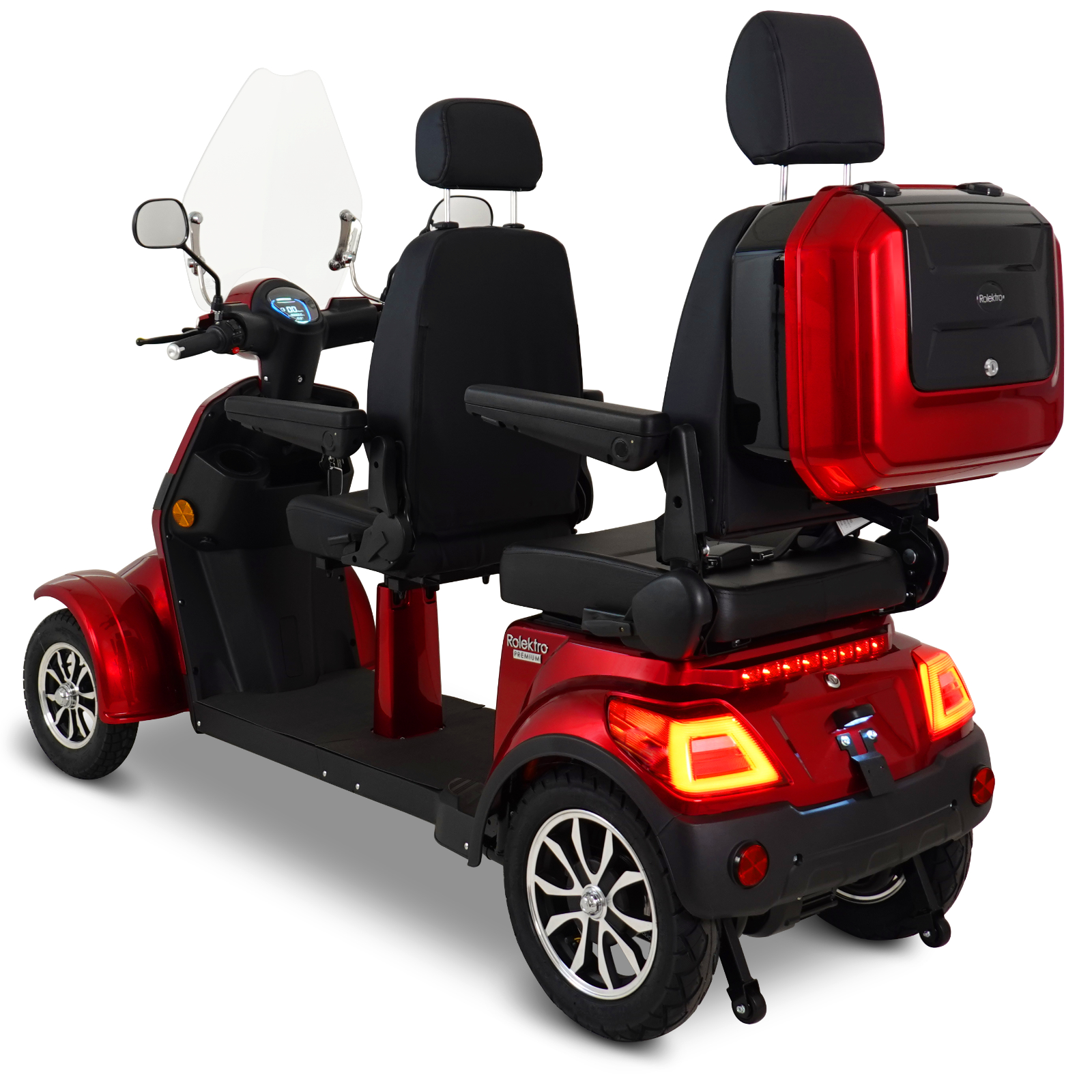Rolektro E-Quad 25 V.3 Duo Premium, Lithium, Red, 25 km/h