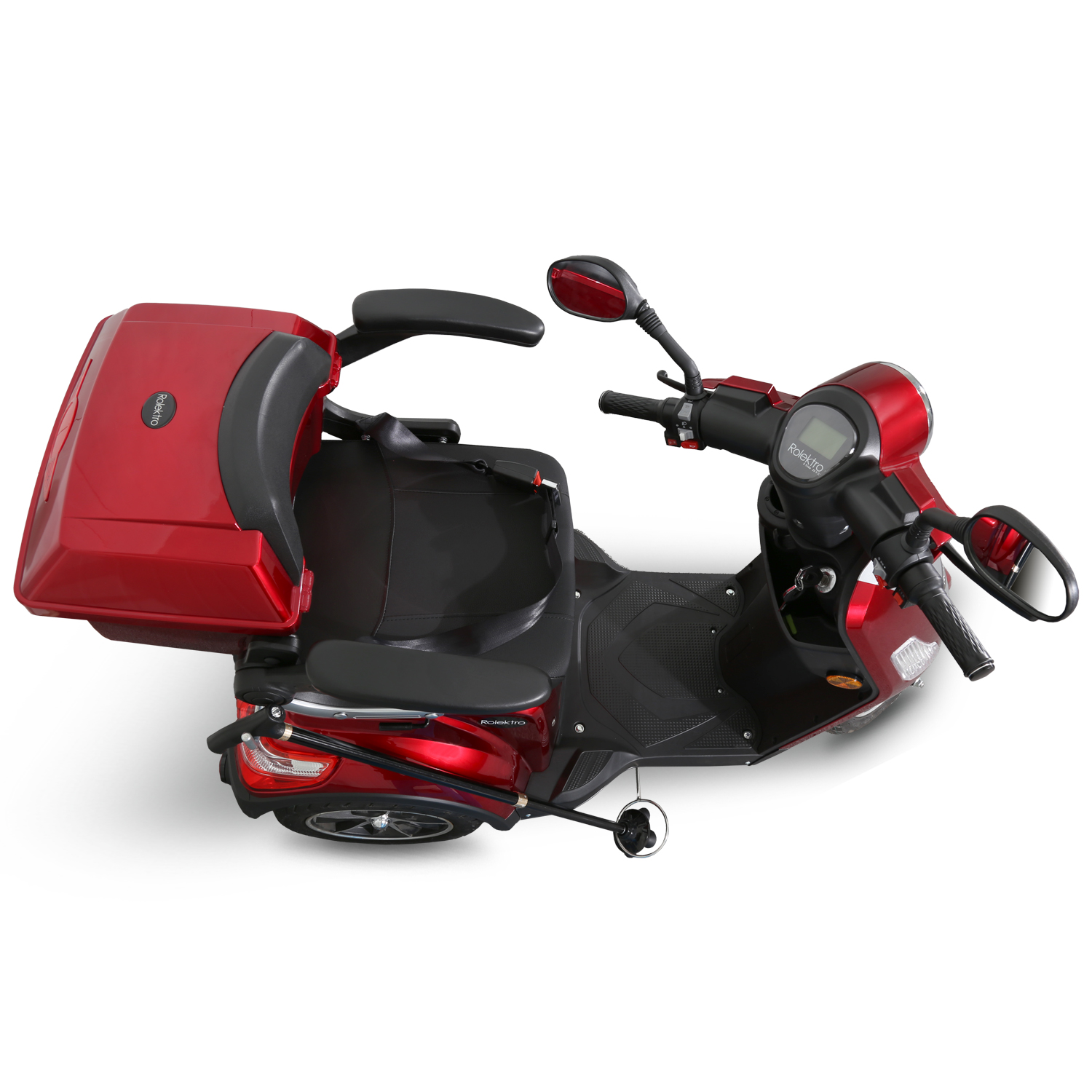 G1, Rolektro E-Trike 25 V.2 Blei-Gel, Rot, 25 km/h