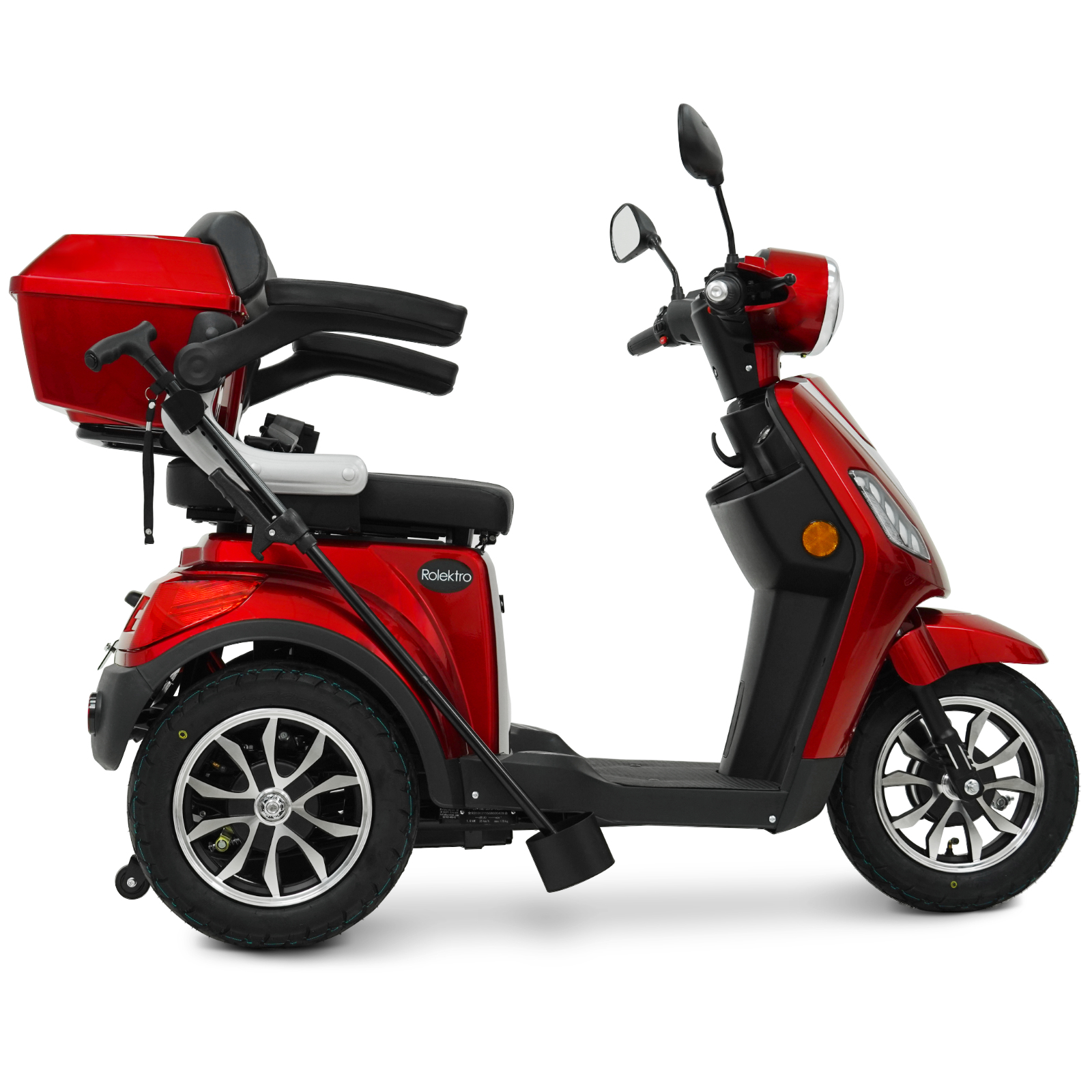 Rolektro E-Trike 25 V.2 Lead-Gel, R31, Red, 25 km/h 