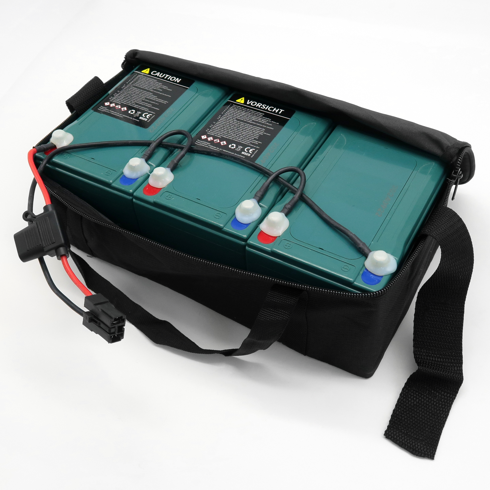 BT250/Fun20/Fun20-2/SE/V2/Joy20 - Akku-Tasche komplett, Bleigel 36V-12Ah / 2HR
