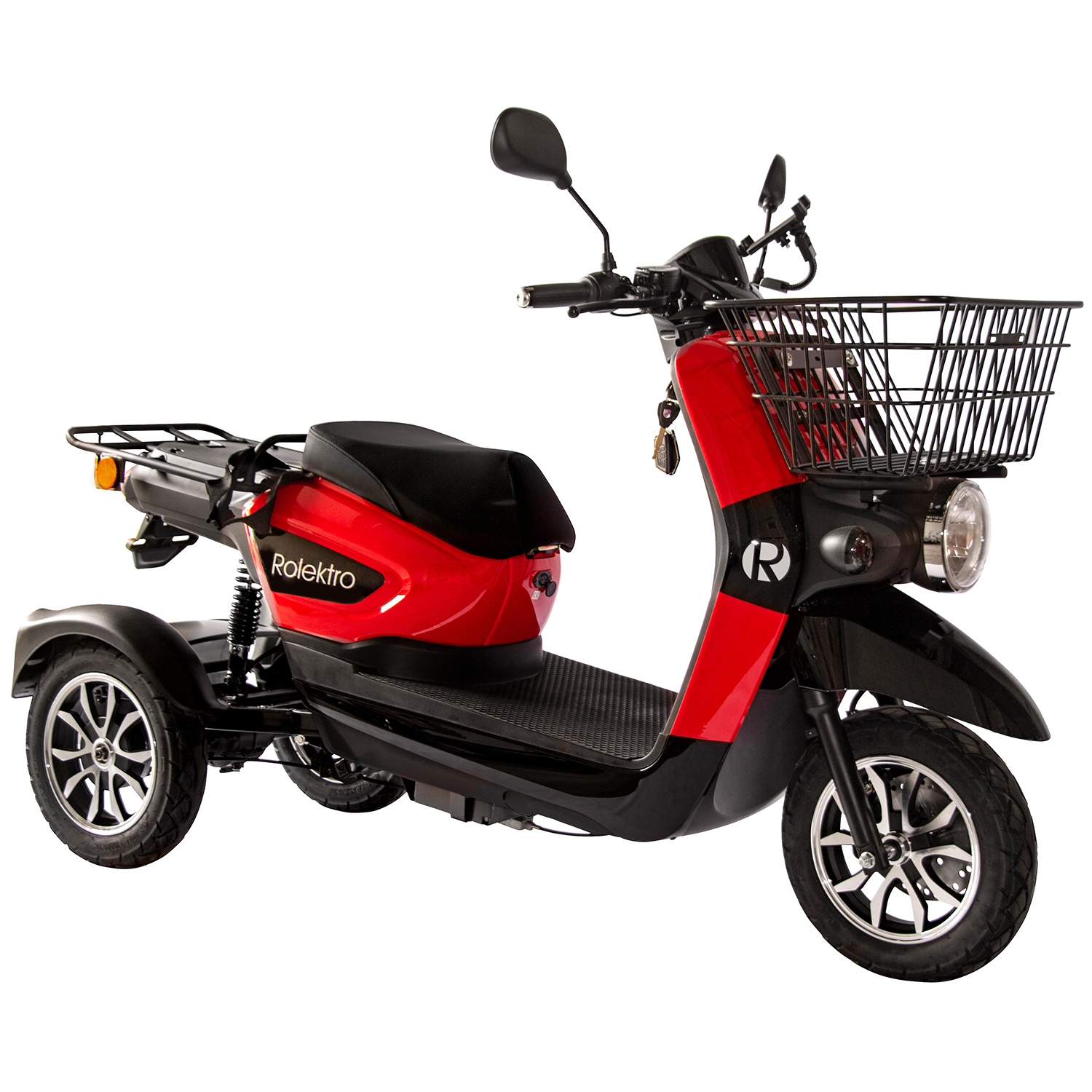 G1, Rolektro E-Carrier 25 V.2 Blei-Gel, Rot, ohne Koffer, 25 km/h