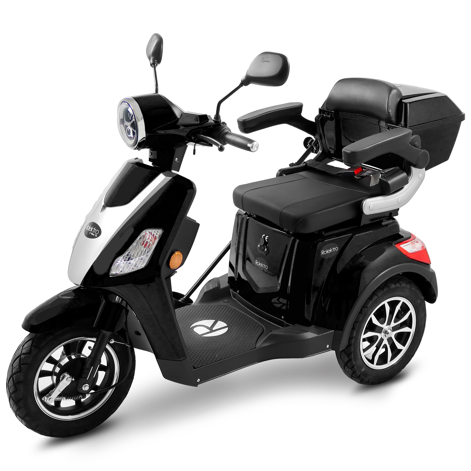 Rolektro E-Trike 25 V.3 Lithium, Schwarz, 25 km/h Rolektro E-Trike 25 V.3 Lithium, Schwarz, 25 km/h