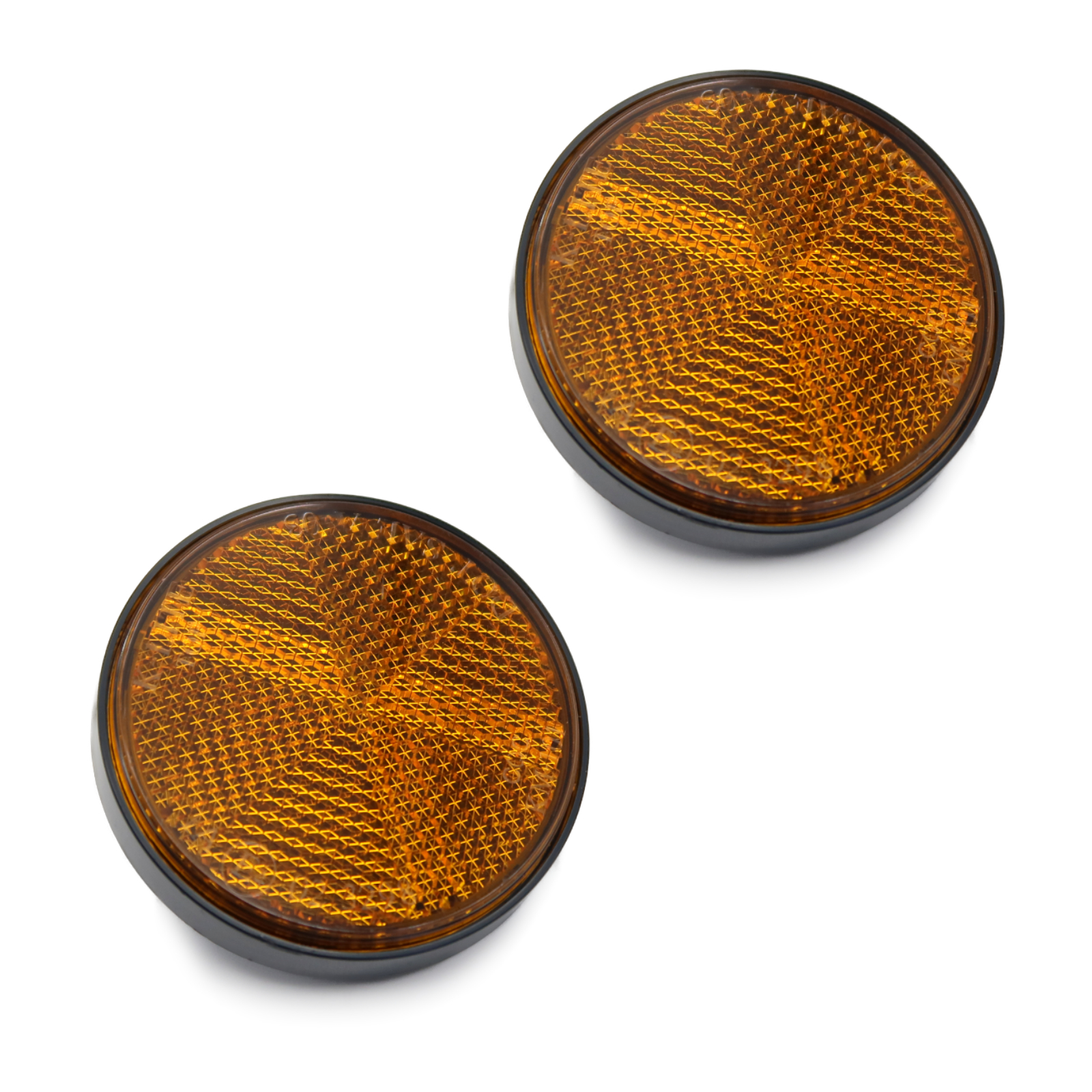 MX2/MX3 - Reflektor, rund, Orange, vorne, 2 Stück