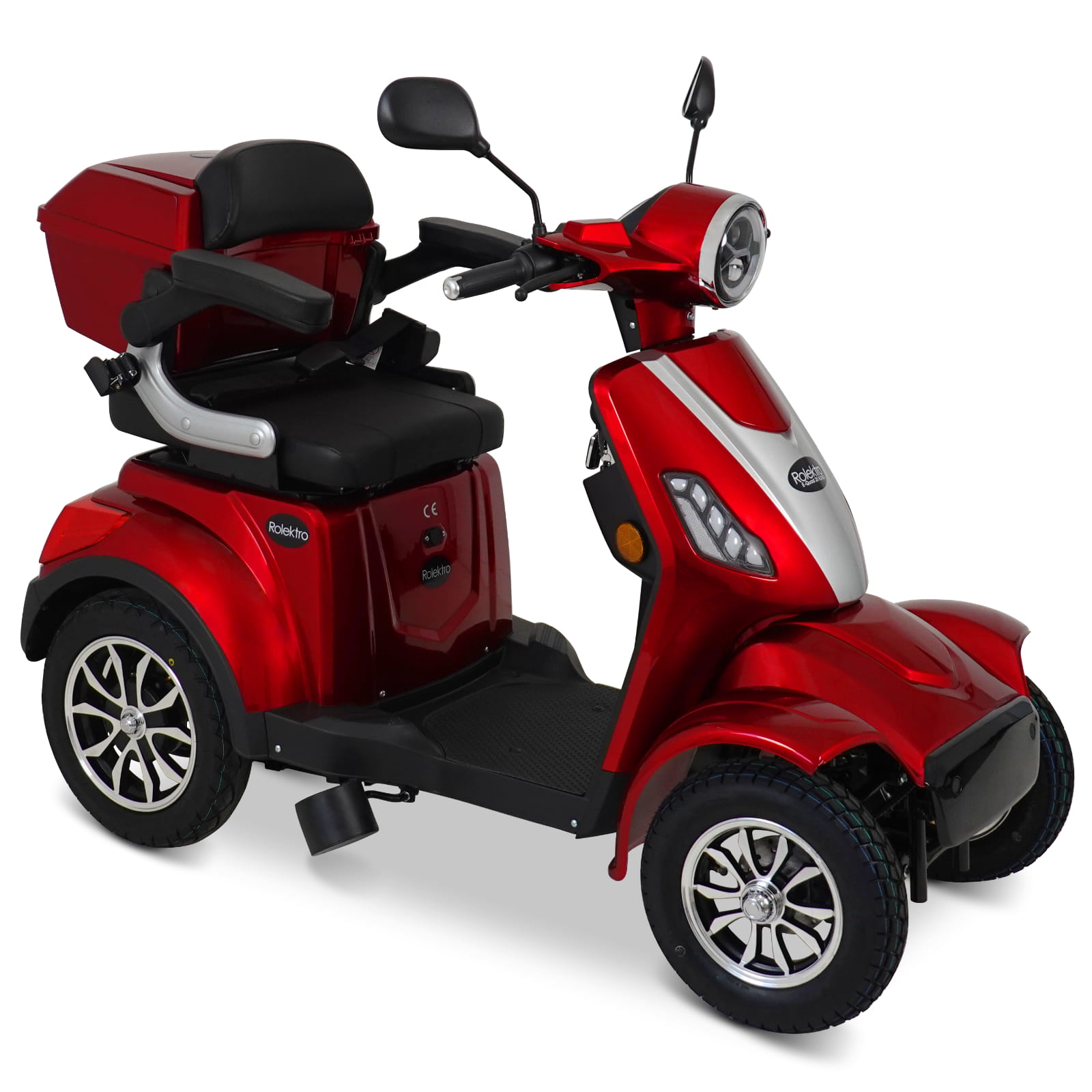 Rolektro E-Quad 15 V.3 Lithium, Red, 15 km/h