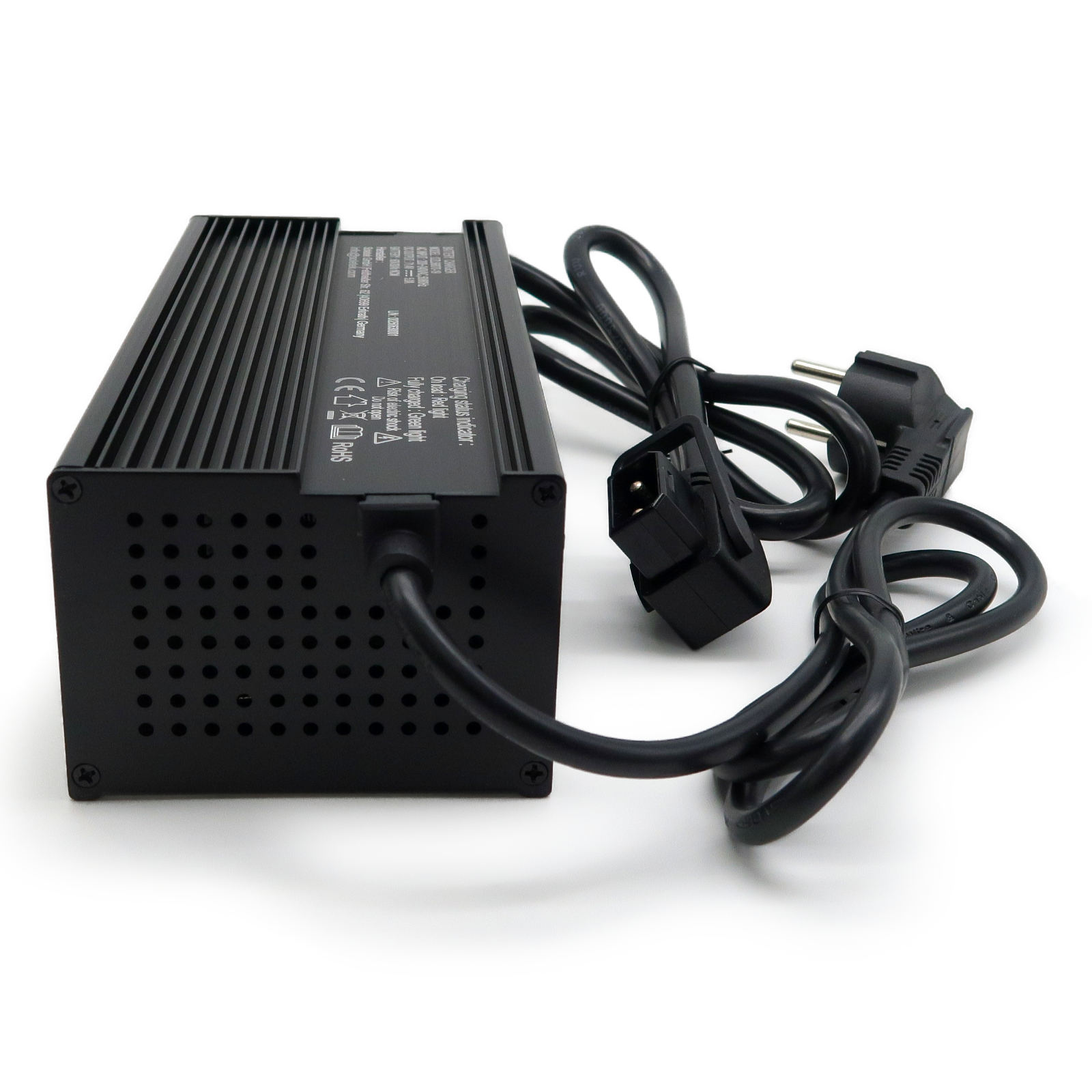 Quad25V3/R26 - Ladegerät 60V/30Ah für Lithium-NCM-Akku, Eckig, Alugehäuse, 71,4V/5A