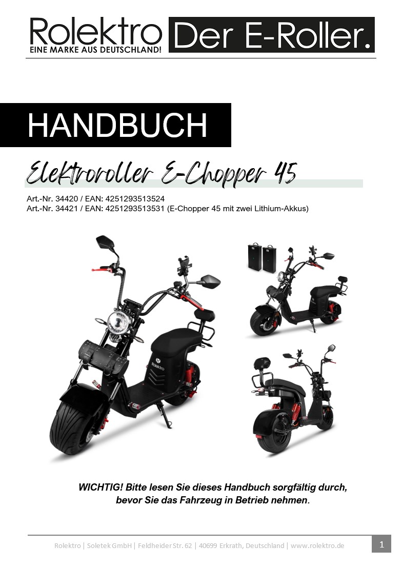 Chopper45 - Handbuch