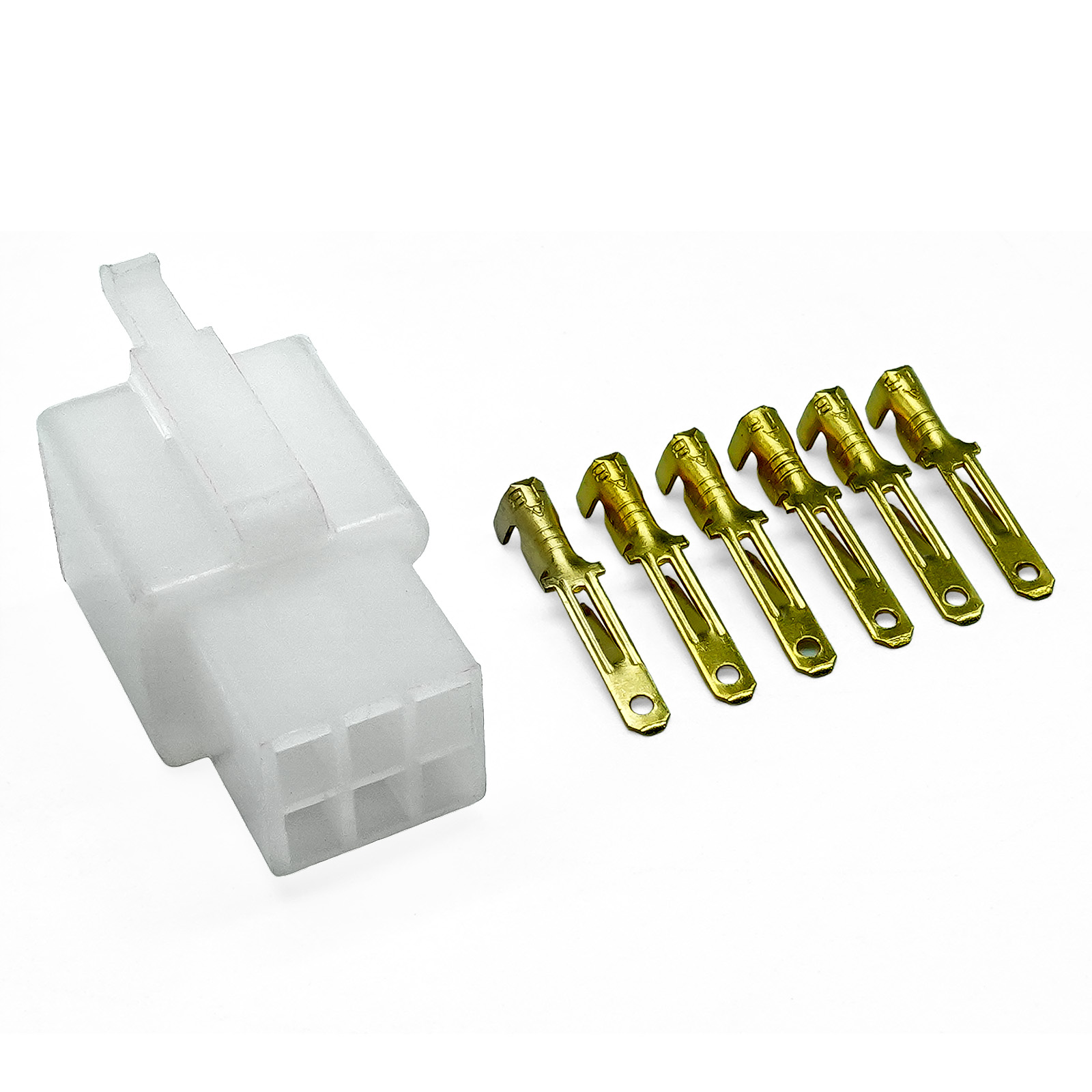 BT250 - Housing plug, 6-pin, with flat plug