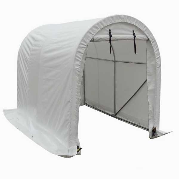 Rolektro-Z. Garage portabel Motorrad PE 200g/m², Weiss, L:2,4m B:1,6m H:1,9m, Rolektro-Z. Garage portabel Motorrad PE 200g/m², Weiss, L:2,4m B:1,6m H:1,9m,