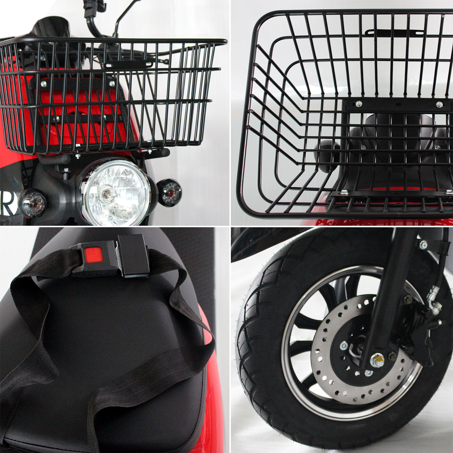 G1, Rolektro E-Carrier 25 V.2 Blei-Gel, Rot, ohne Koffer, 25 km/h